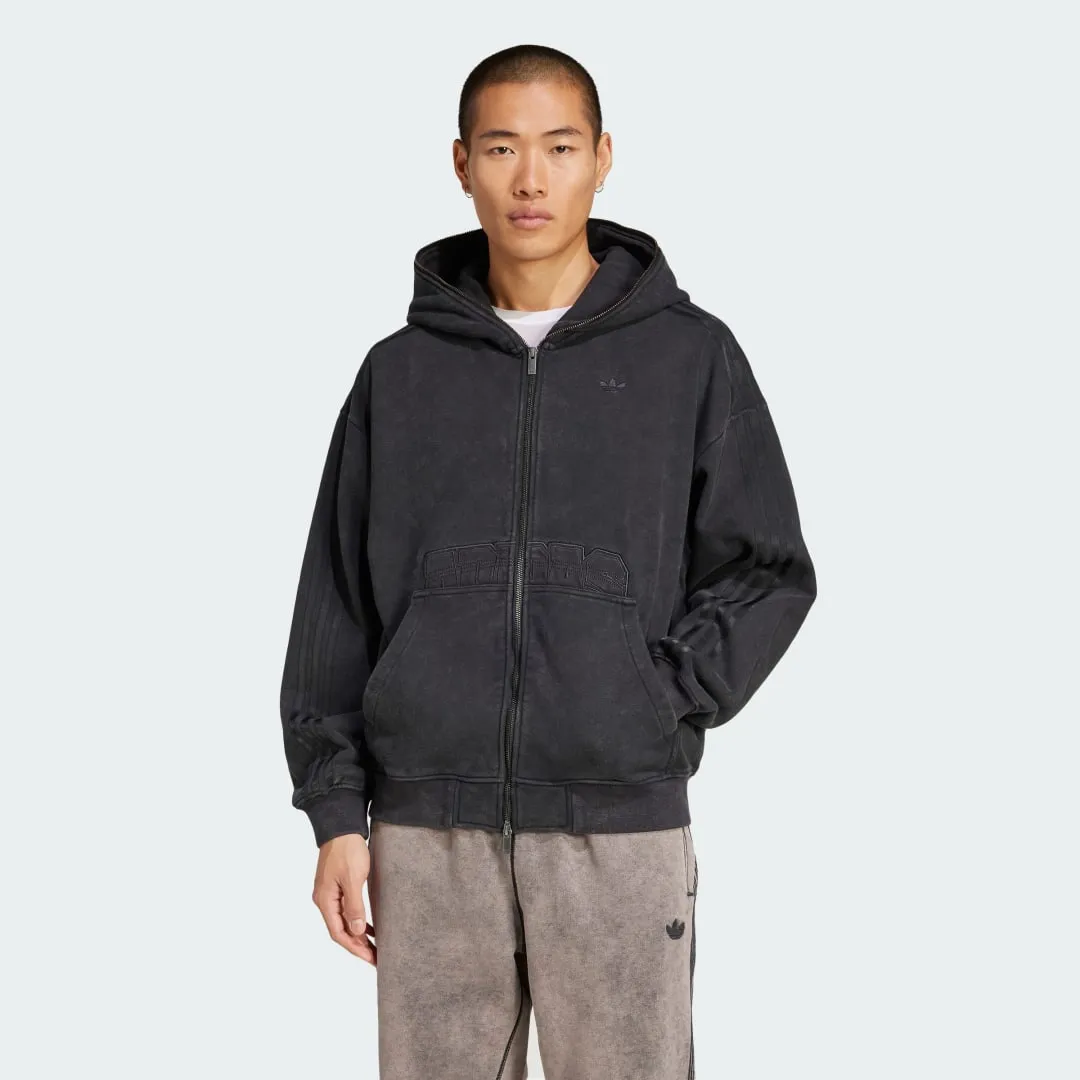  Adilenium シーズン 3 adidas Originals Men Adilenium Season 3 Graphic Full Zip Hoo