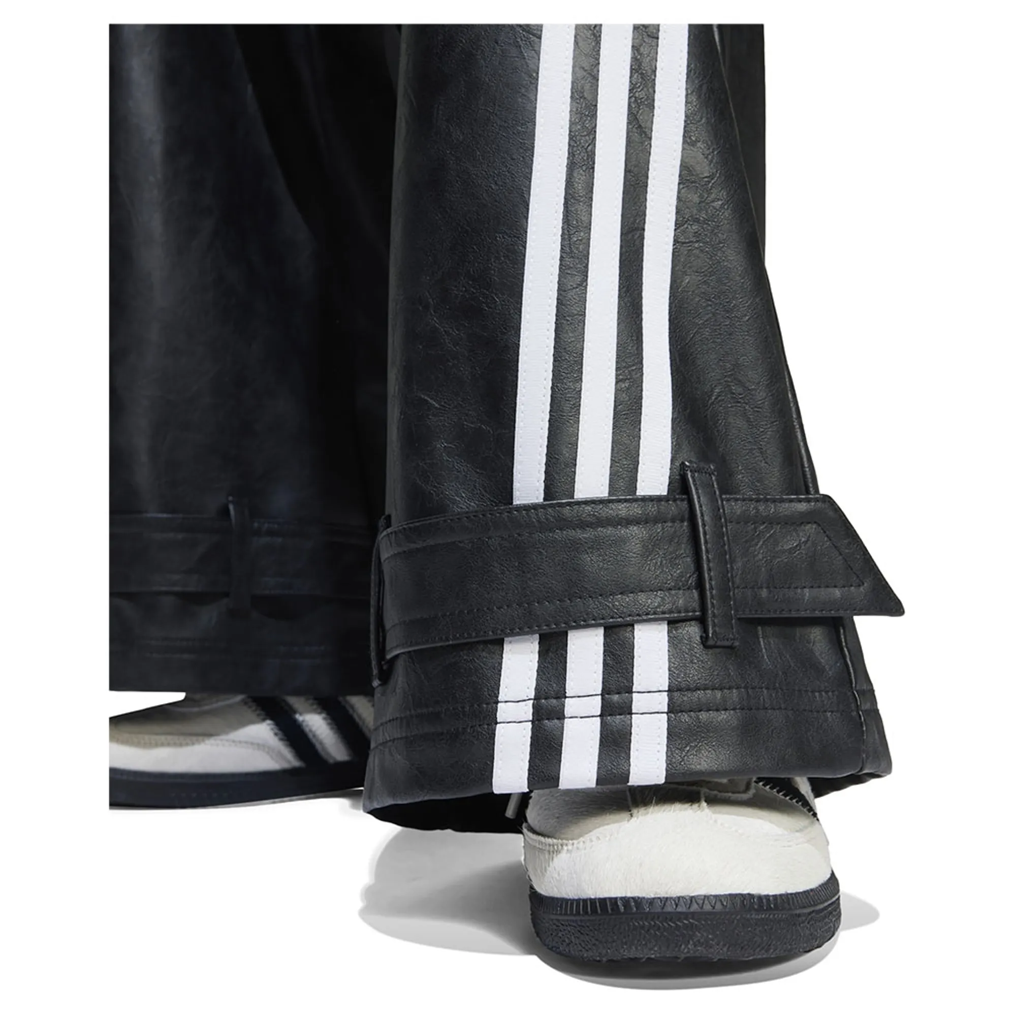 Adidas Originals Faux Leather Pants | JX9226 | FOOTY.COM