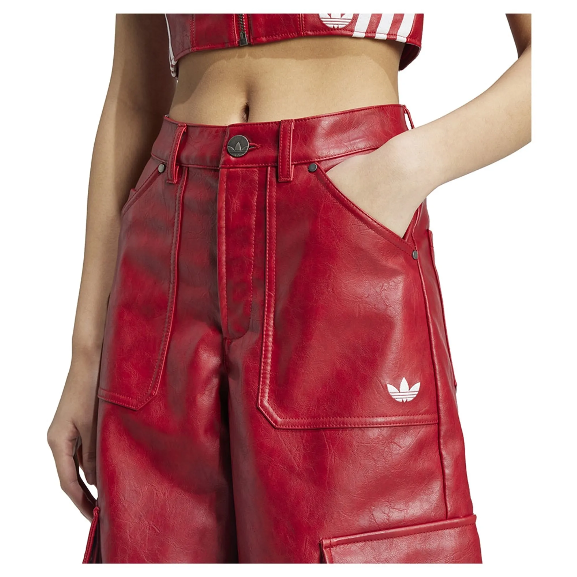 Cargo Pants Adidas Faux Leather Leggings Adidas Originals Faux