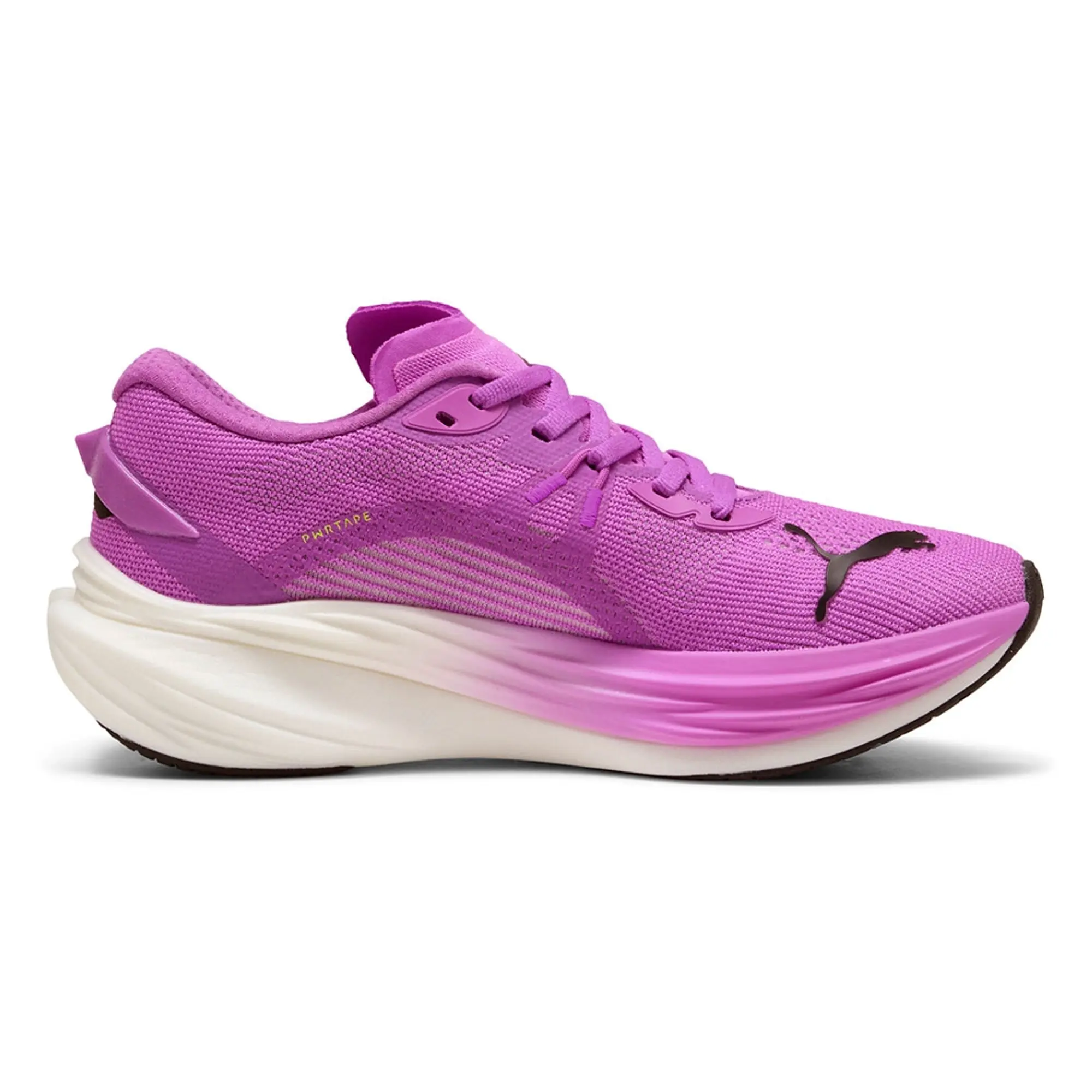 PUMA Women's Deviate NITRO 3 Running Shoes - Pure Magenta/Yellow Alert/White - UK 8 - Pink