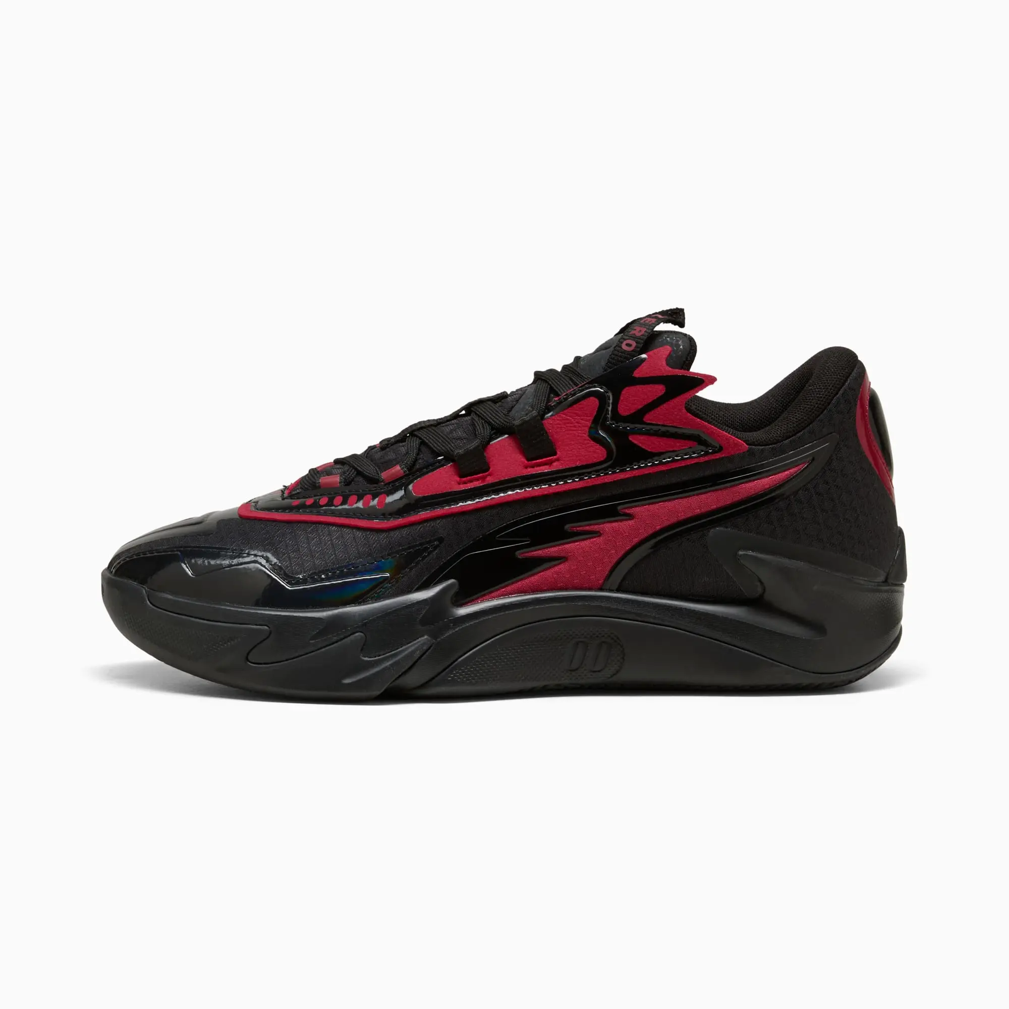 PUMA Scoot Zeros II Scrrrt Basketball Shoes Unisex, Dark Crimson/Black