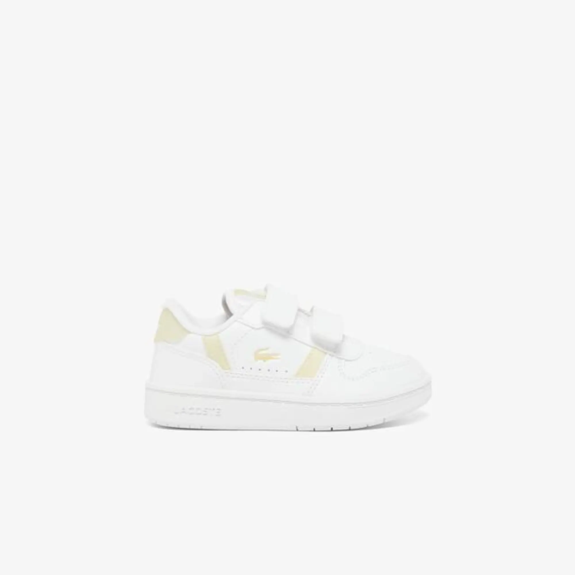 Lacoste Infant's T-Clip Set Sneakers - White & Light Yellow