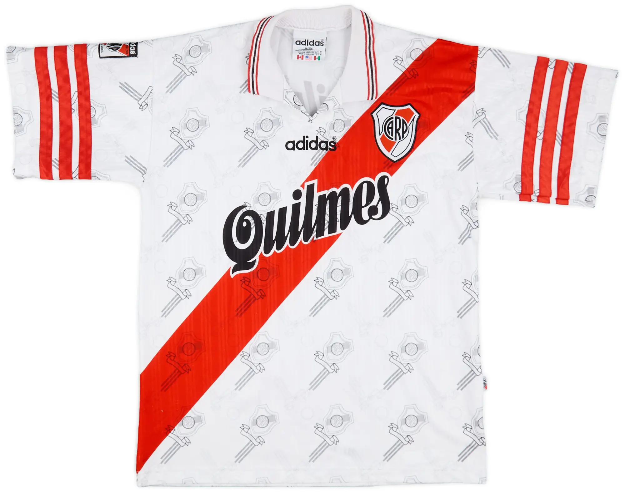 adidas 1996-98 River Plate Home Shirt - 9/10 - (M)