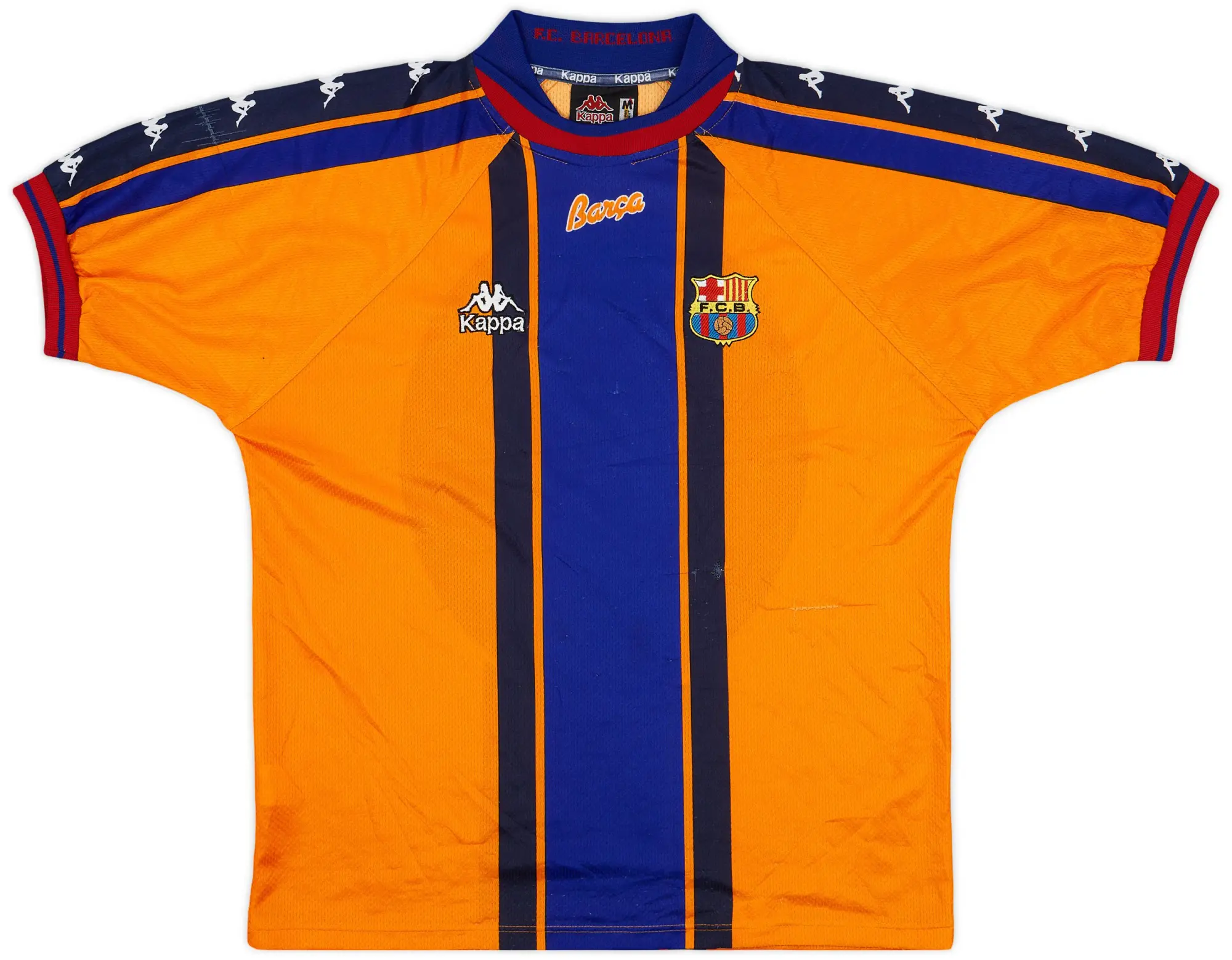 Kappa 1997-98 Barcelona Away Shirt - 7/10 - (M)