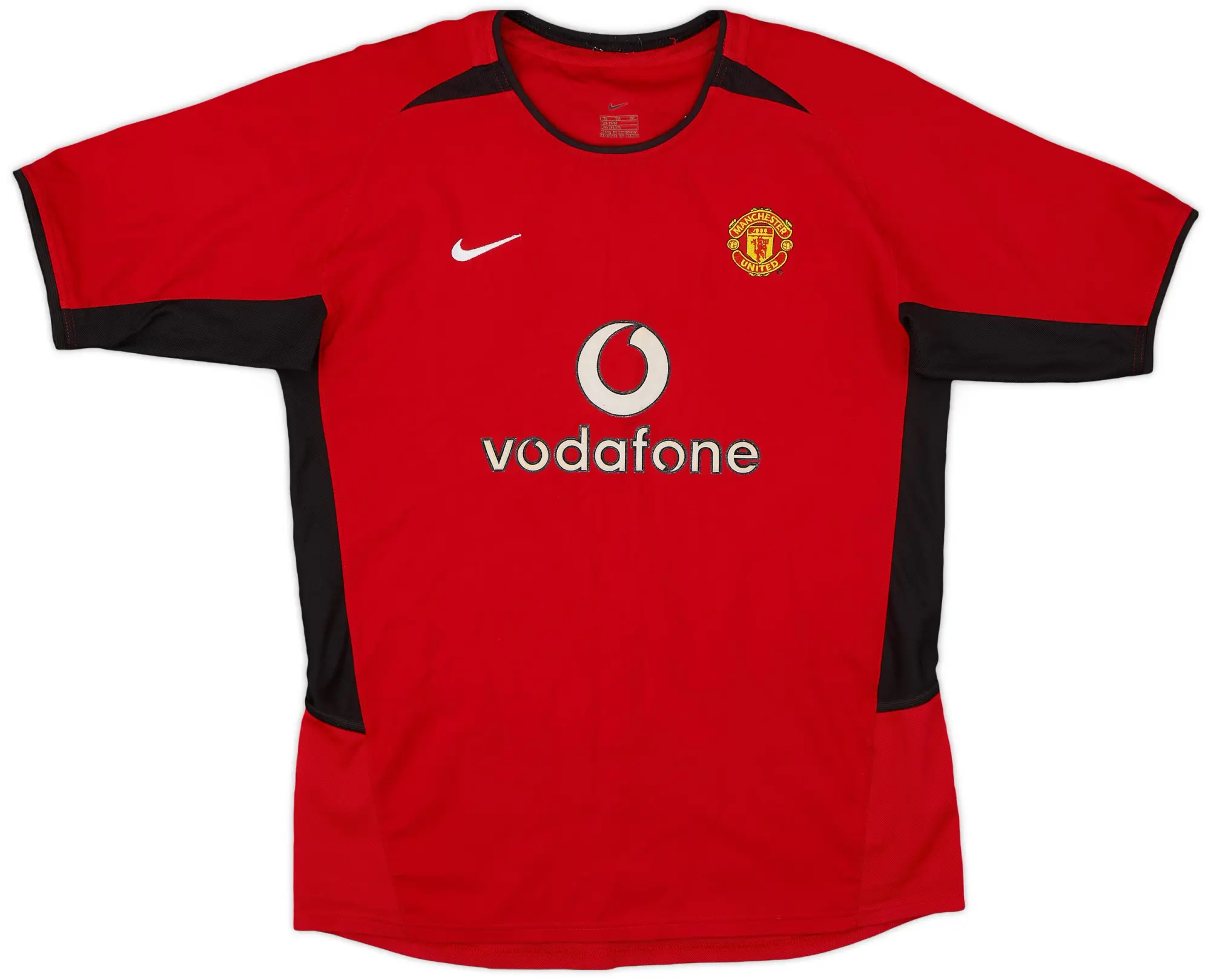 Nike 2002-04 Manchester United Home Shirt - 8/10 - (XL.Boys)