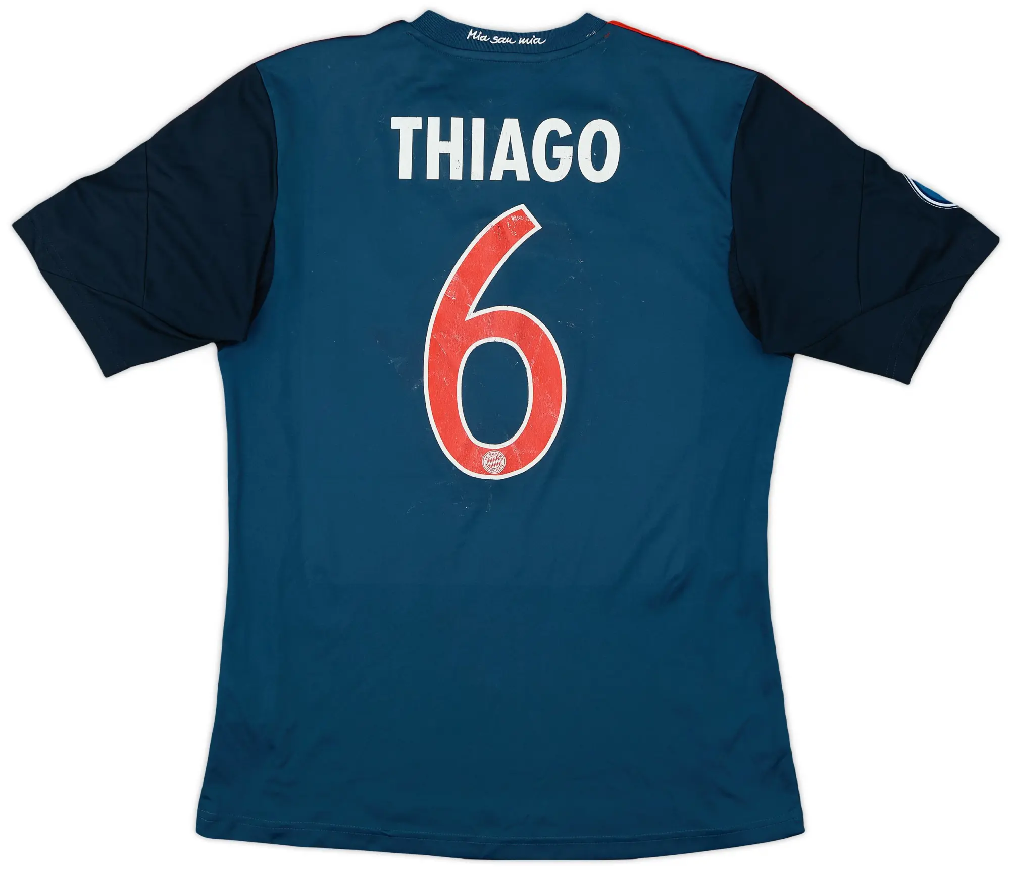 adidas 2013-14 Bayern Munich Third Shirt Thiago #6 - 5/10 - (XL.Boys)