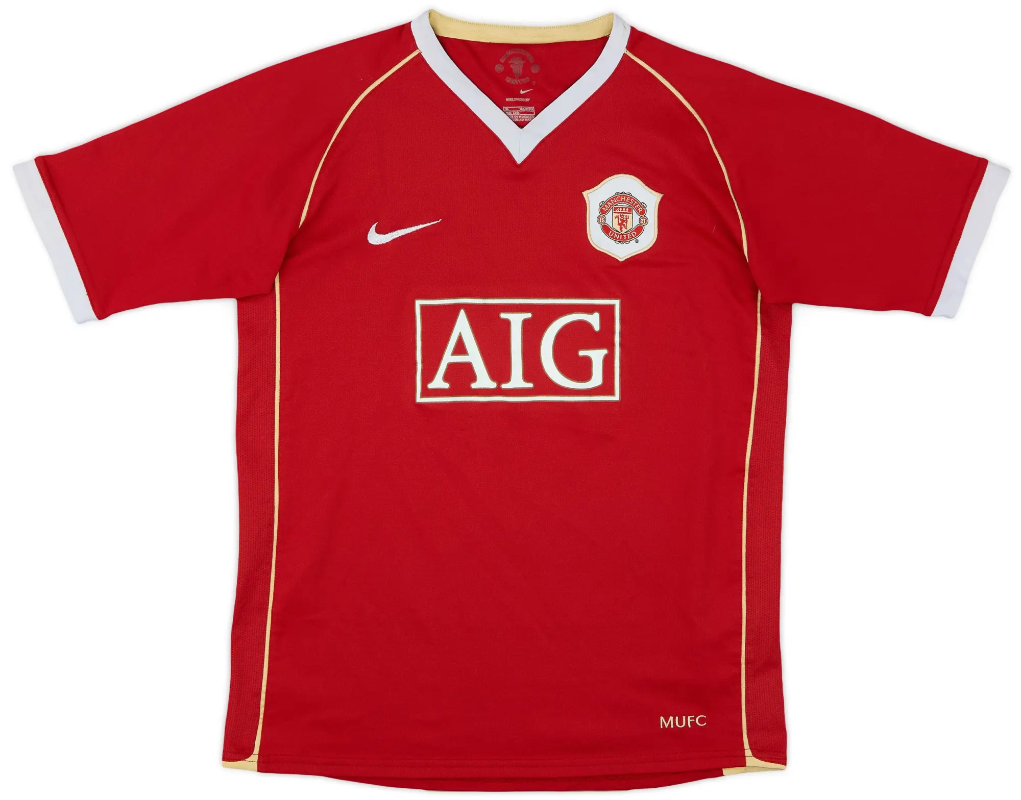 Nike 2006-07 Manchester United Home Shirt - 7/10 - (XL.Boys)