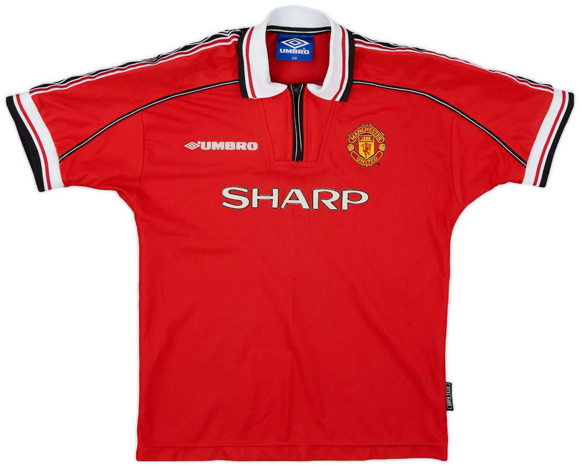 Umbro 1998-00 Manchester United Home Shirt - 7/10 - (L.Boys)