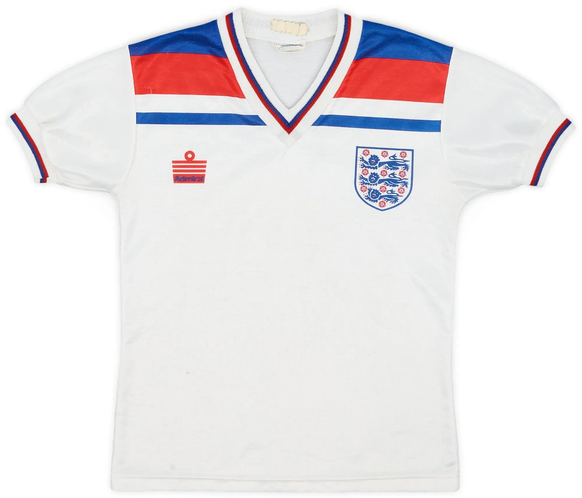 Admiral 1980-83 England Home Shirt - 6/10 - (S.Boys)