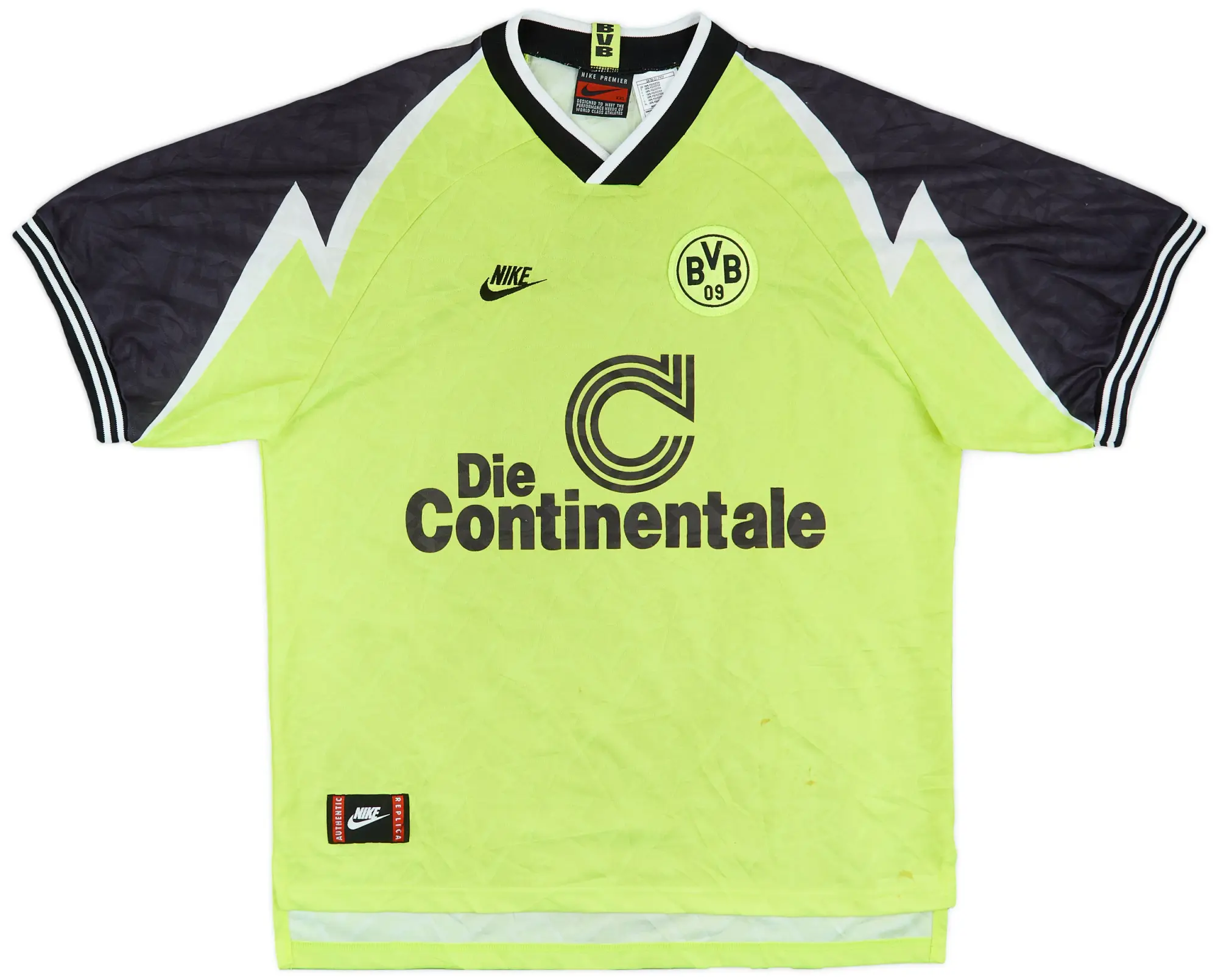 Nike 1995-96 Borussia Dortmund Home Shirt - 6/10 - (XXL)