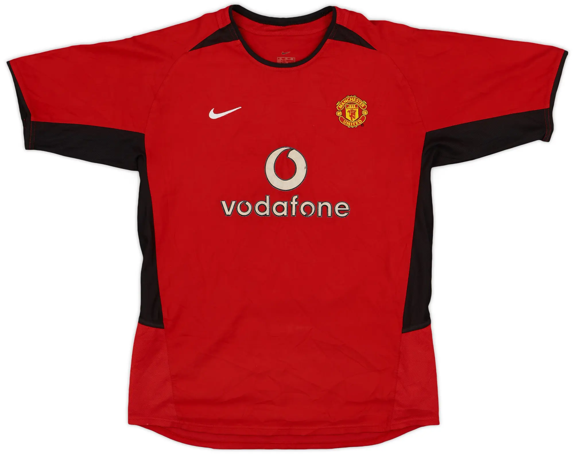 Nike 2002-04 Manchester United Home Shirt - 7/10 - (XL.Boys)