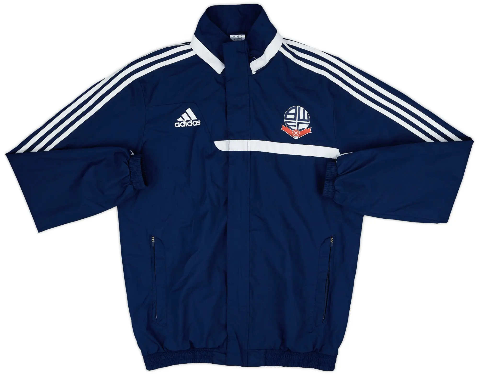 2013-14 Bolton adidas Hooded Rain Jacket - 8/10 - (M)