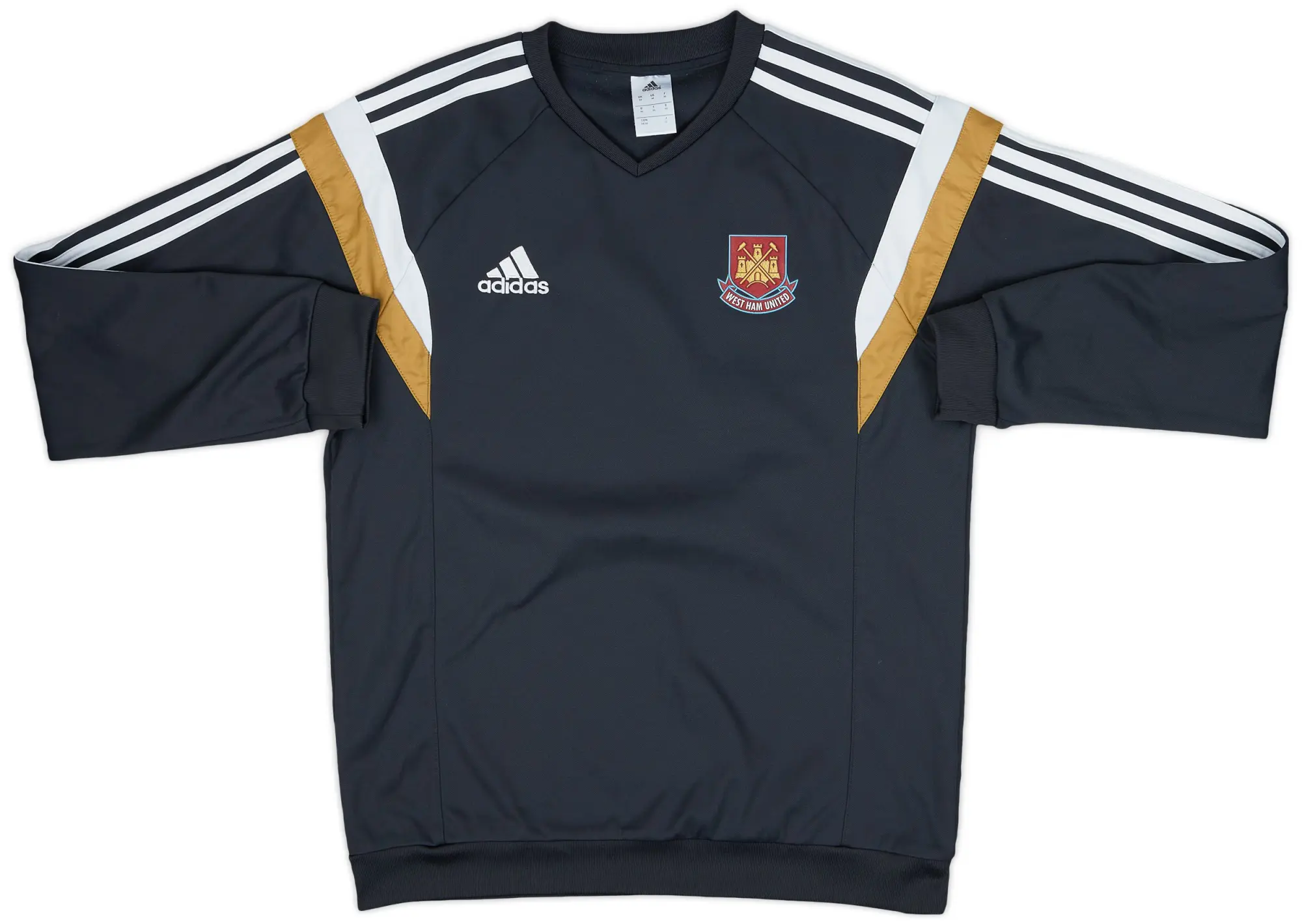 2014-15 West Ham adidas Sweat Top - 9/10 - (M)