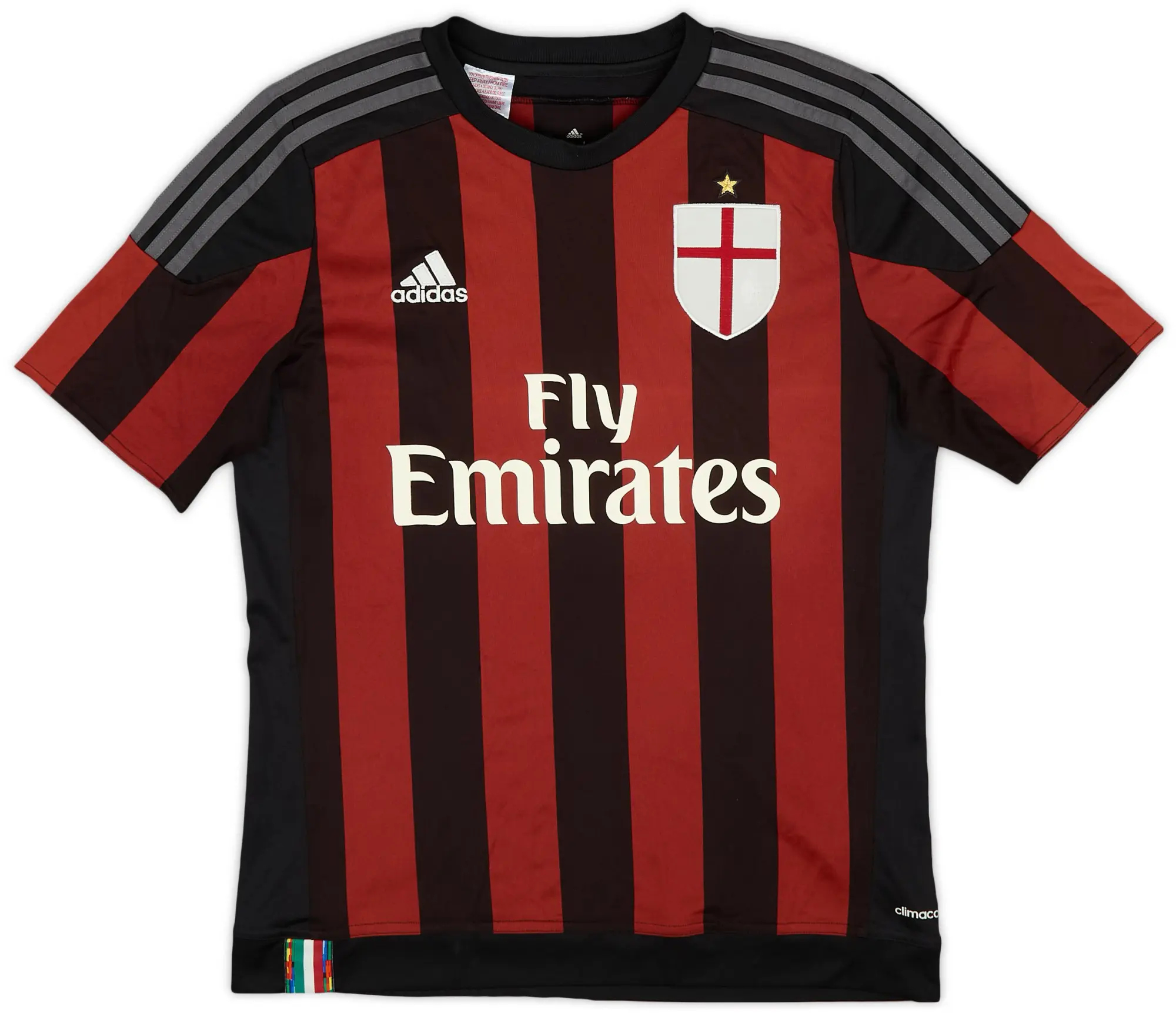 adidas 2015-16 AC Milan Home Shirt - 8/10 - (XL.Boys)