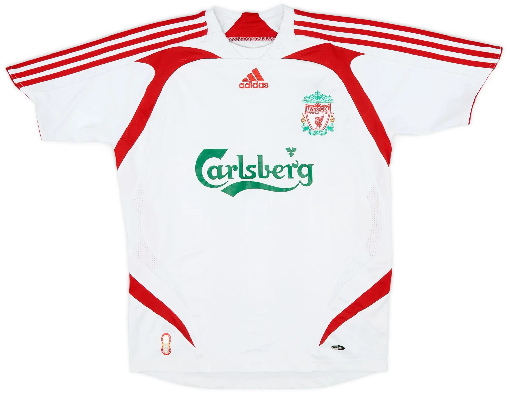 adidas 2007-08 Liverpool Away Shirt Torres #9 - 8/10 - (L.Boys)