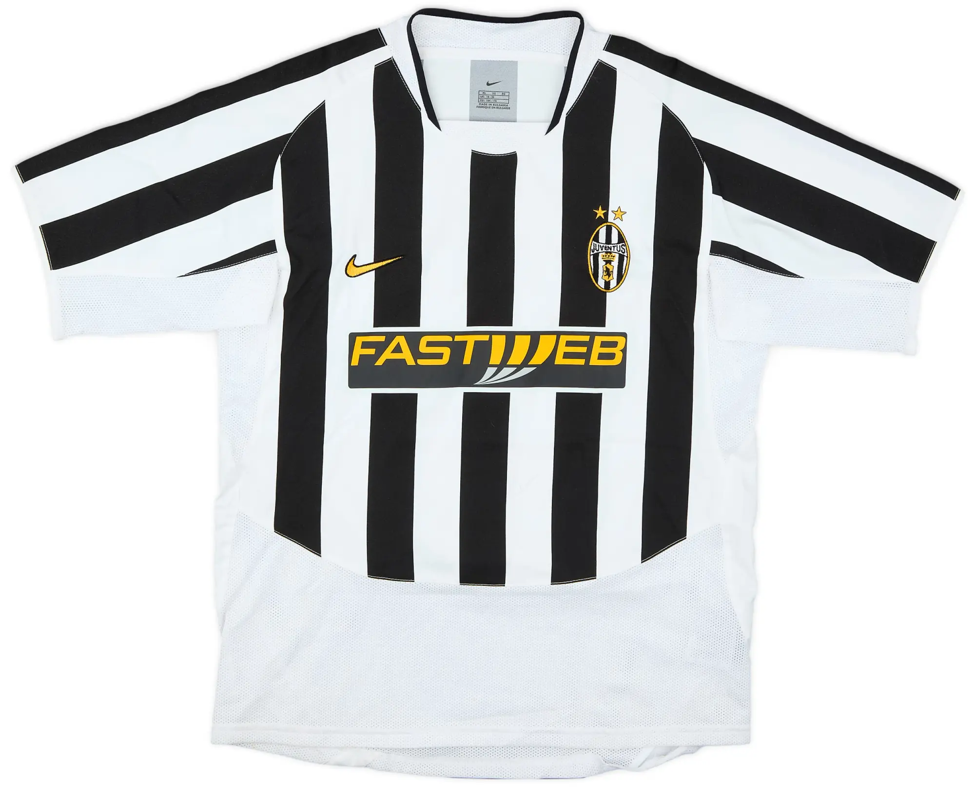 Nike 2003-04 Juventus Home Shirt - 9/10 - (XL.Boys)