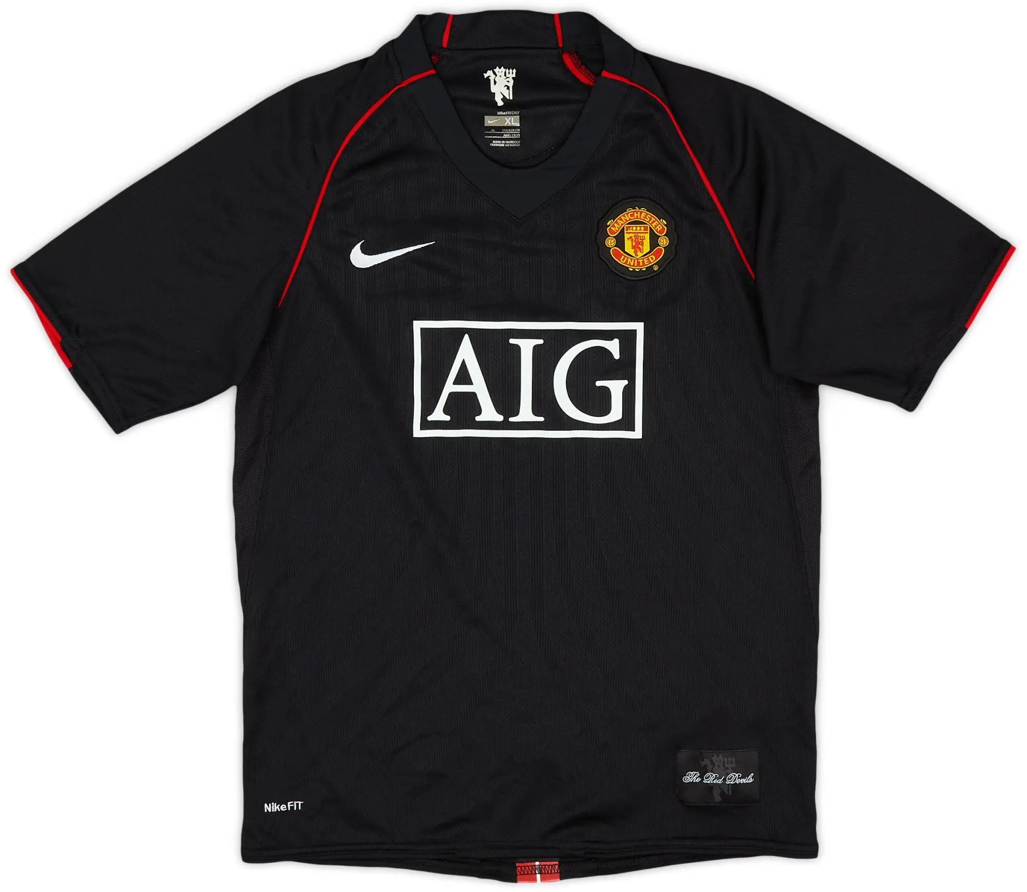 Nike 2007-08 Manchester United Away Shirt - 9/10 - (XL.Boys)