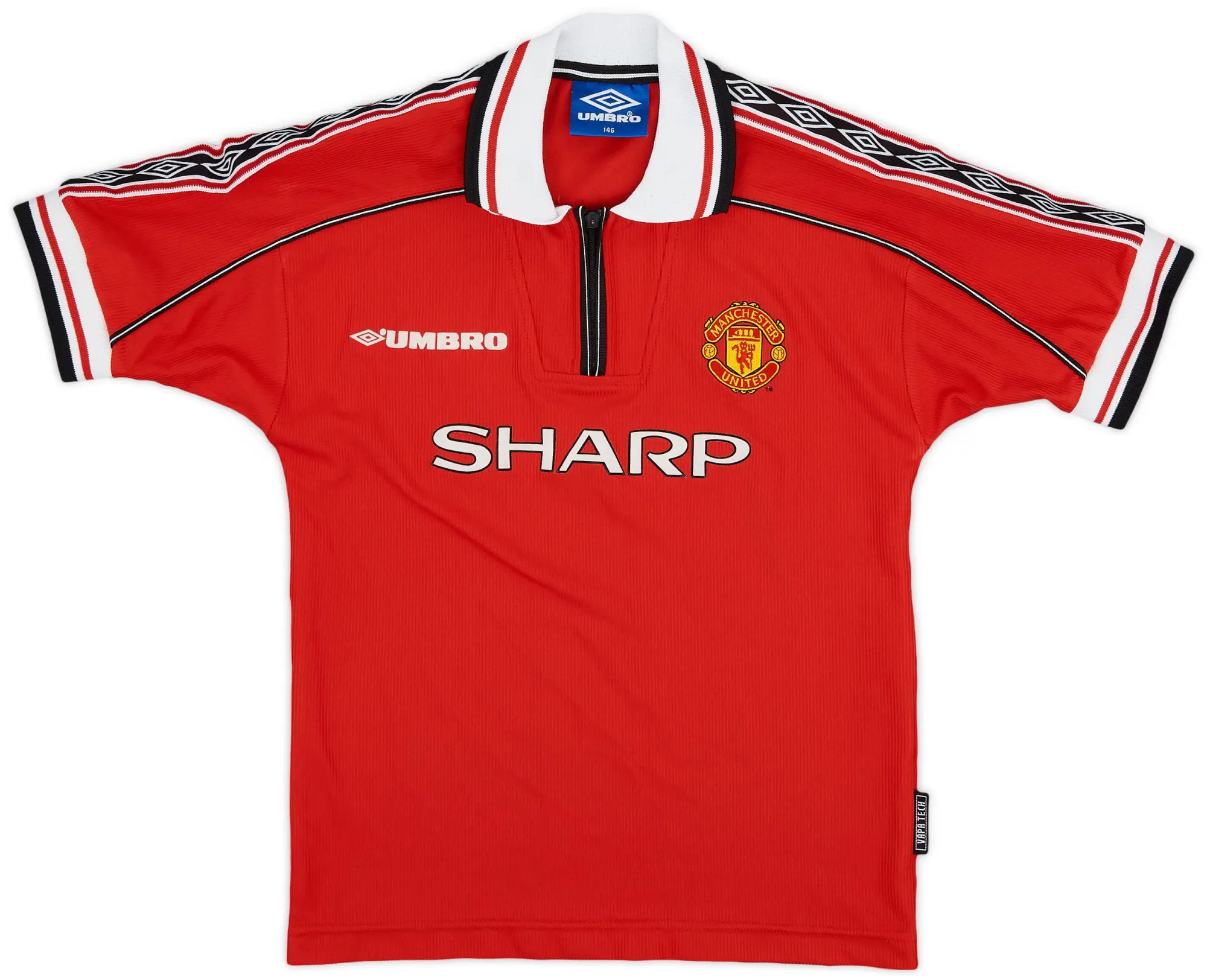 Umbro 1998-00 Manchester United Home Shirt - 8/10 - (M.Boys)