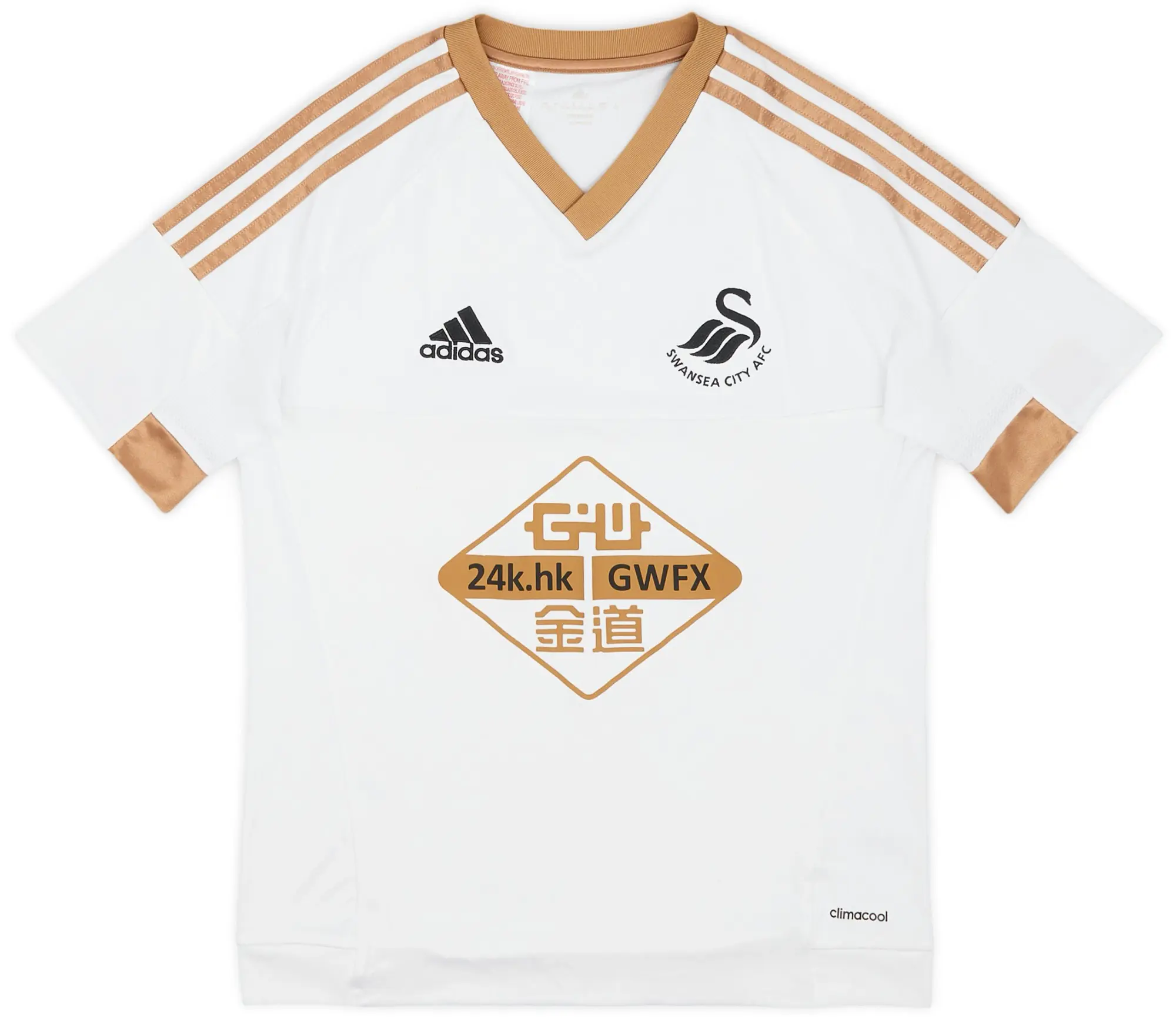 adidas 2015-16 Swansea Home Shirt - 7/10 - (L.Boys)