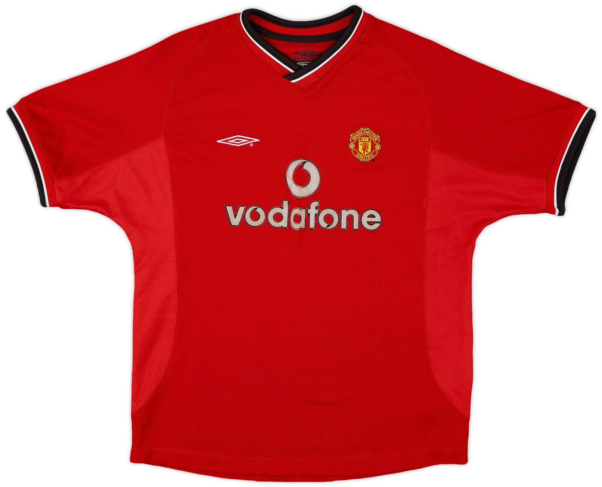 Umbro 2000-02 Manchester United Home Shirt - 7/10 - (L.Boys)