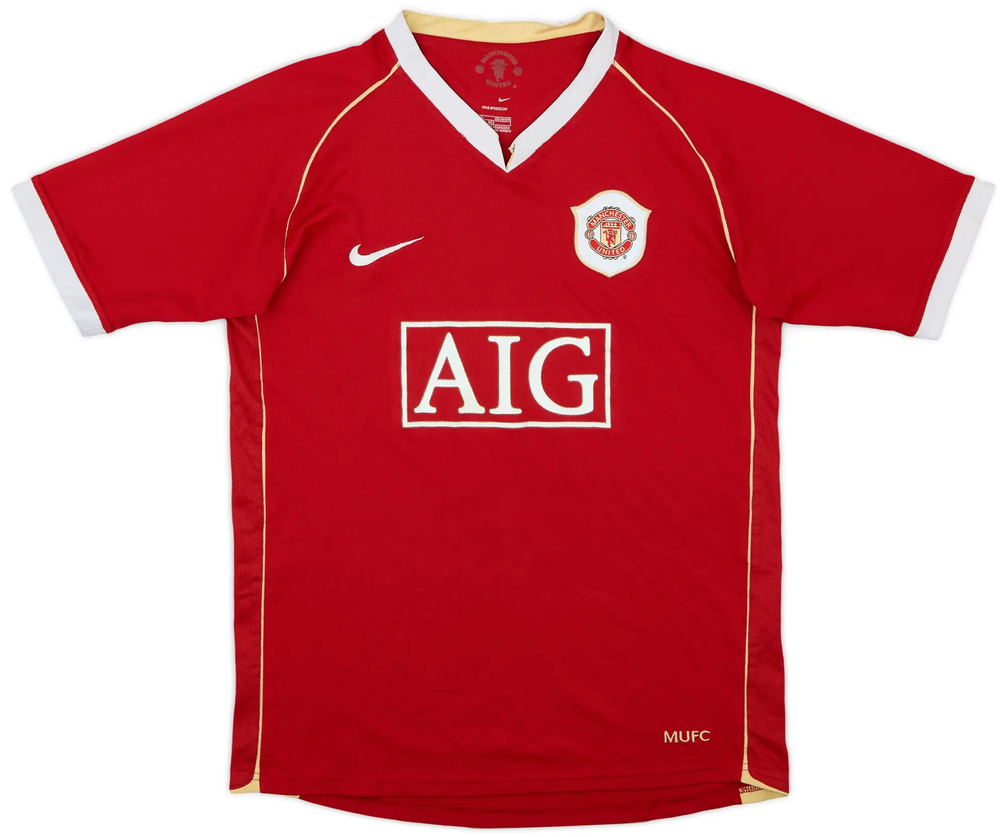 Nike 2006-07 Manchester United Home Shirt - 4/10 - (XL.Boys)