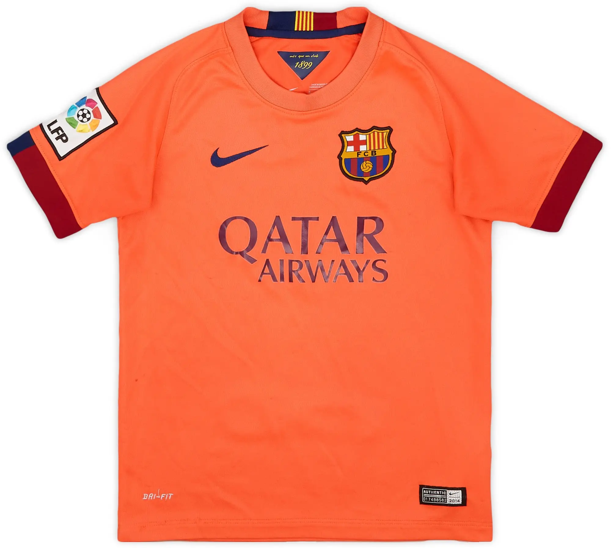 Nike 2014-15 Barcelona Away Shirt - 6/10 - (S.Boys)