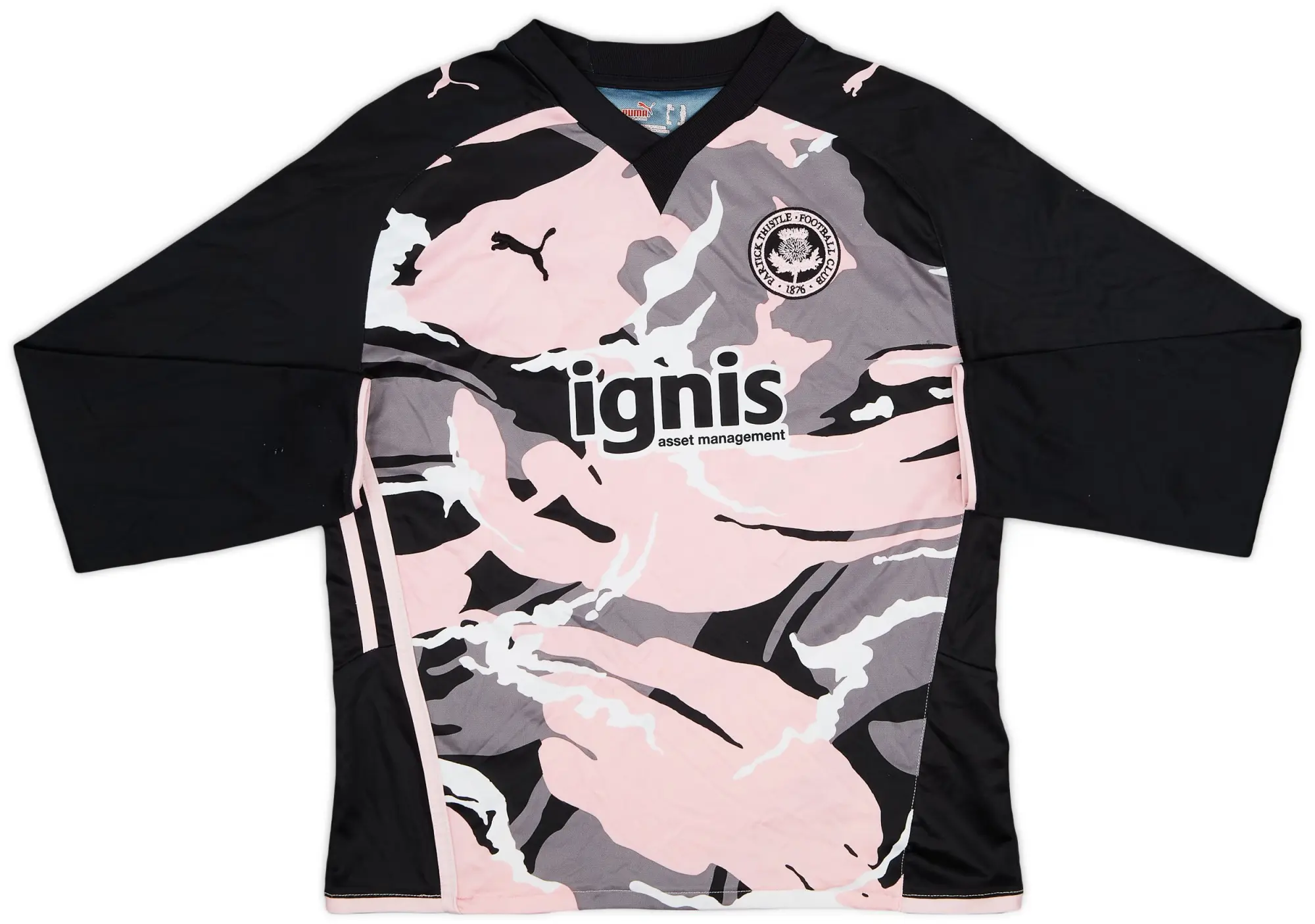 Puma 2009-11 Partick Thistle Away L/S Shirt - 8/10 - (L.Boys)