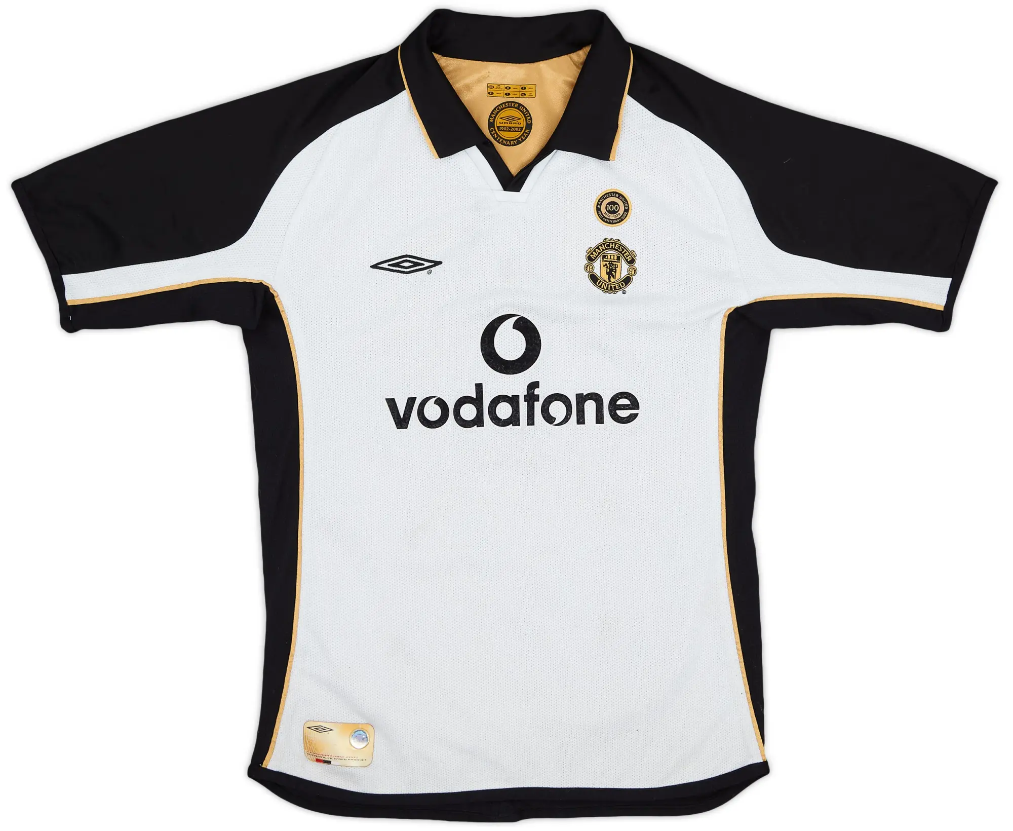 Umbro 2001-02 Manchester United Centenary Away/Third Shirt - 7/10 - (M.Boys)