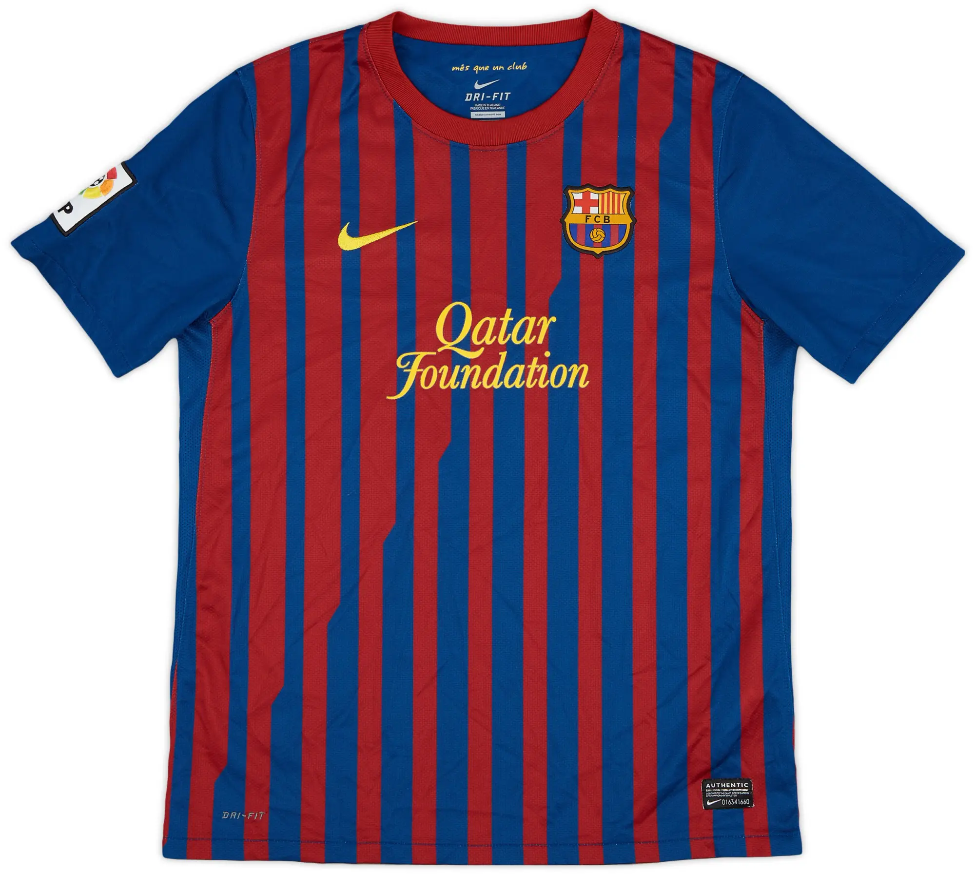 Nike 2011-12 Barcelona Home Shirt - 8/10 - (XL.Boys)