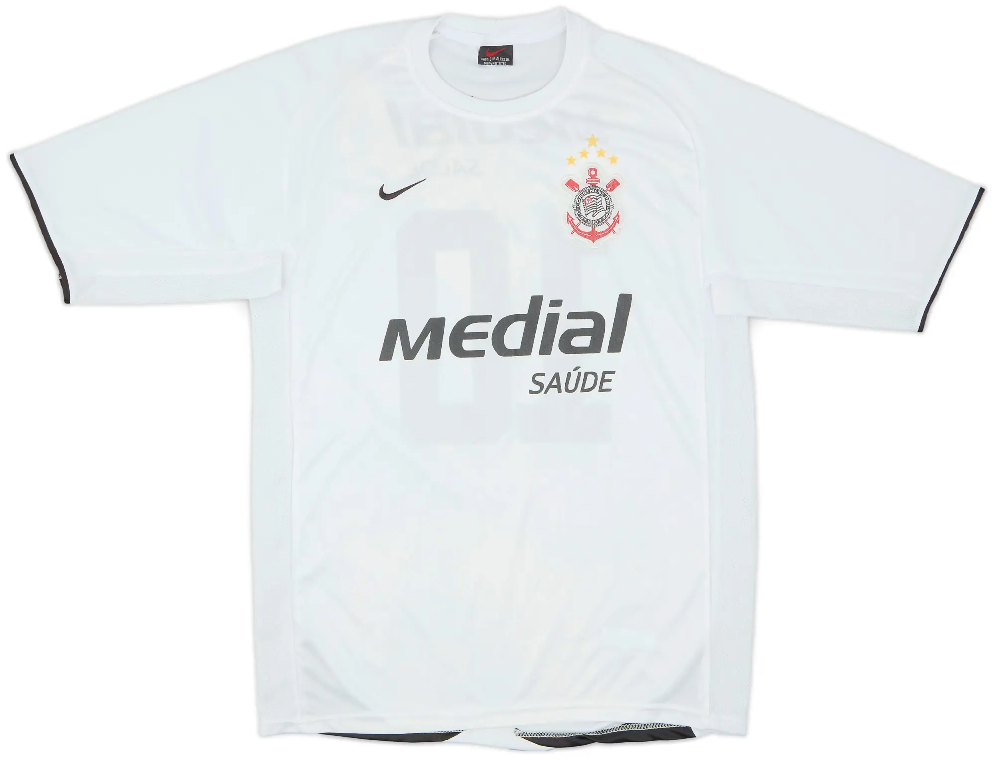 2008-09 Corinthians Nike Training Shirt #10 - 7/10 - (L)