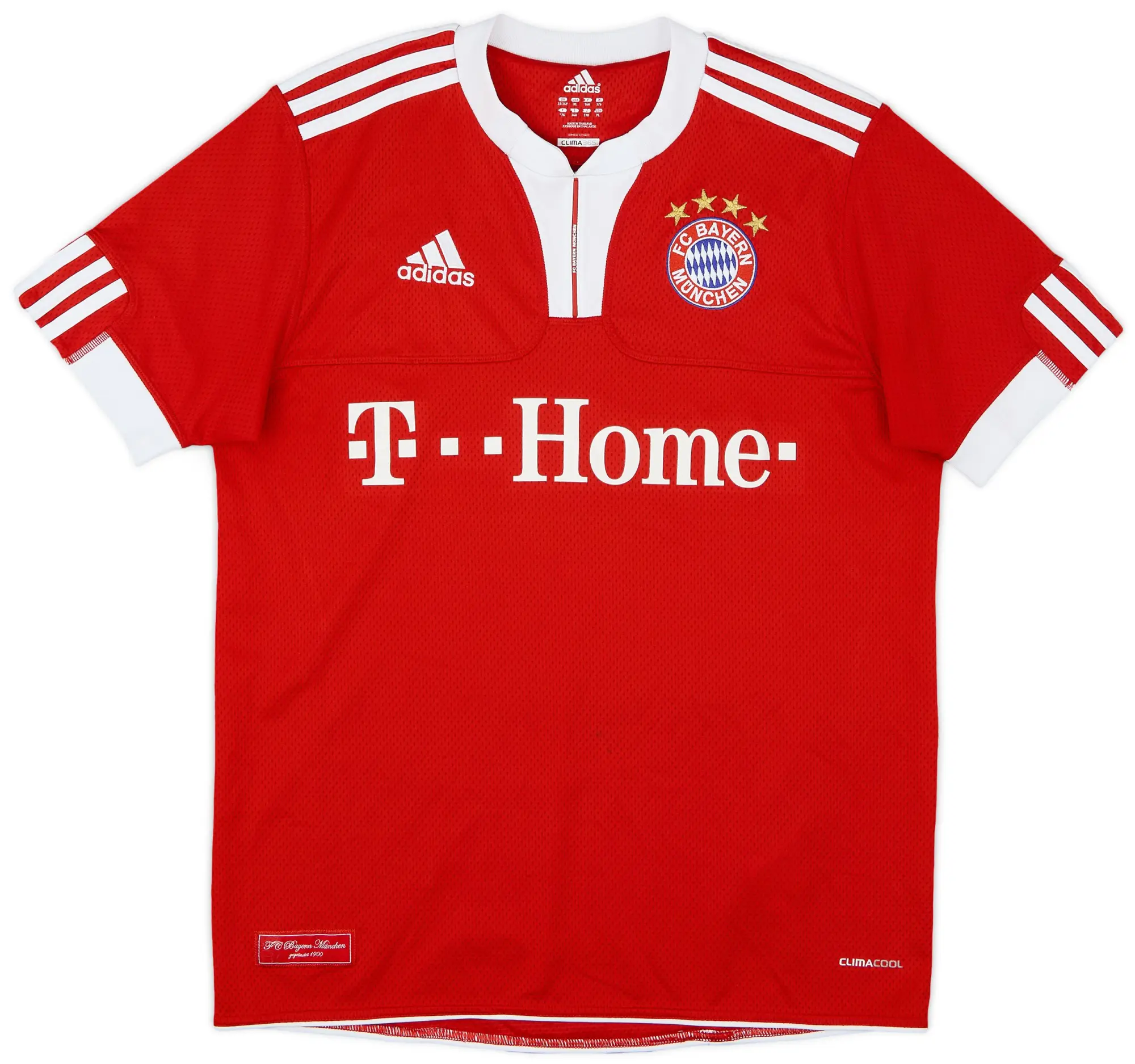 adidas 2009-10 Bayern Munich Home Shirt - 9/10 - (XL.Boys)