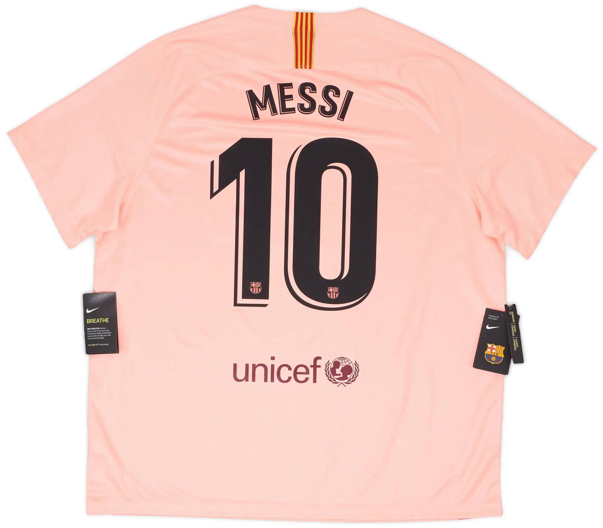 Nike 2018-19 Barcelona Third Shirt Messi #10 (XXL)