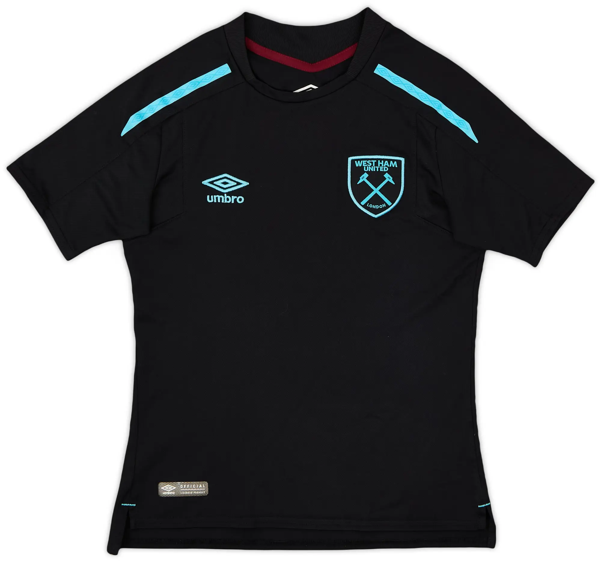 Umbro 2017-18 West Ham Away Shirt - 9/10 - (S.Boys)