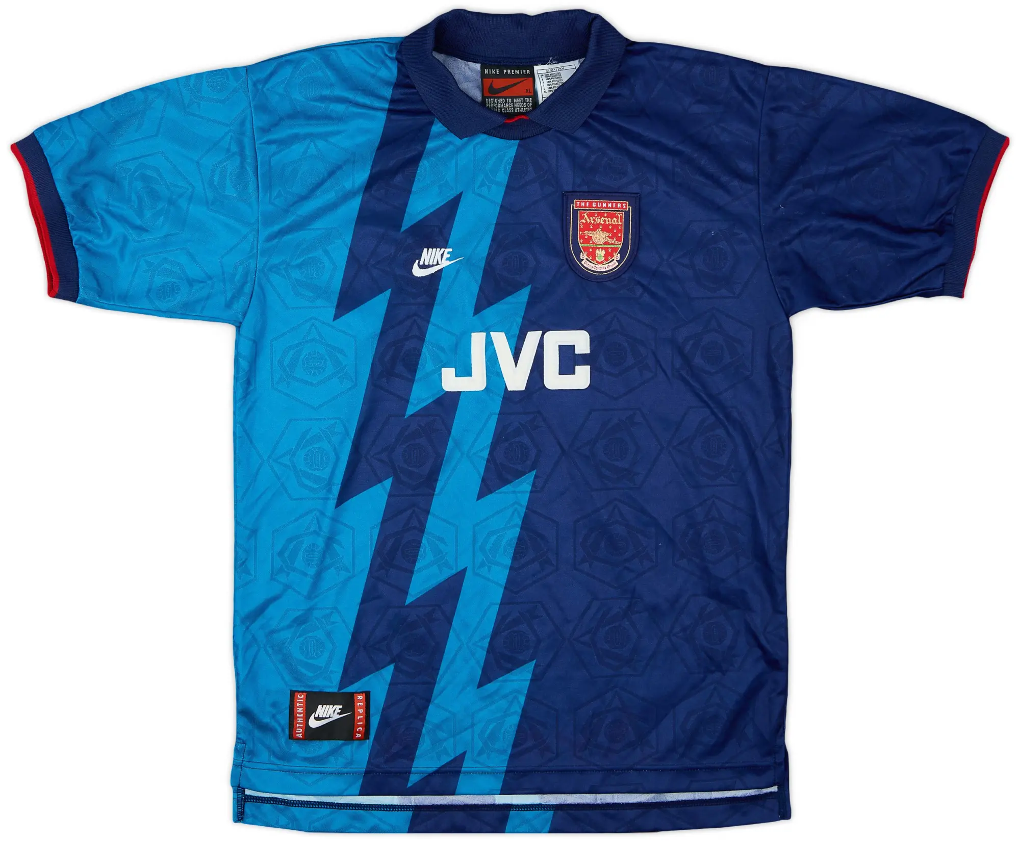 Nike 1995-96 Arsenal Away Shirt - 9/10 - (XL.Boys)