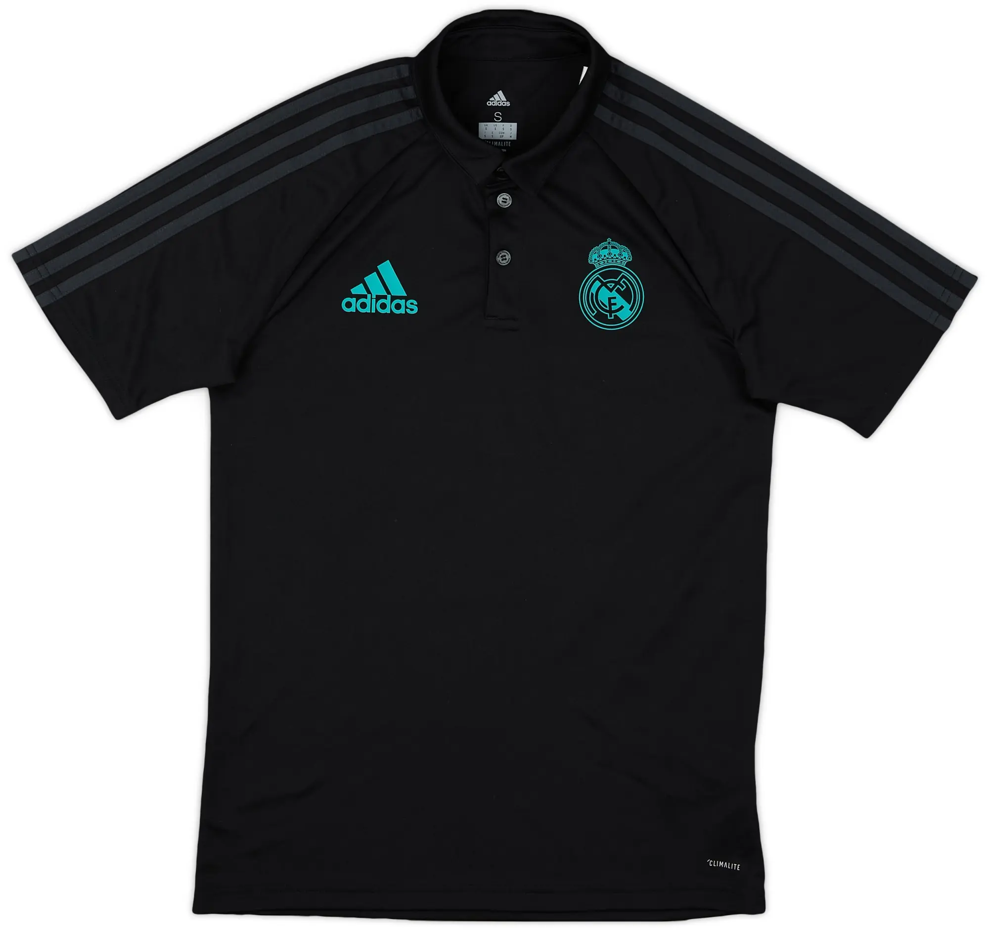 2017-18 Real Madrid adidas Polo Shirt - 9/10 - (S)