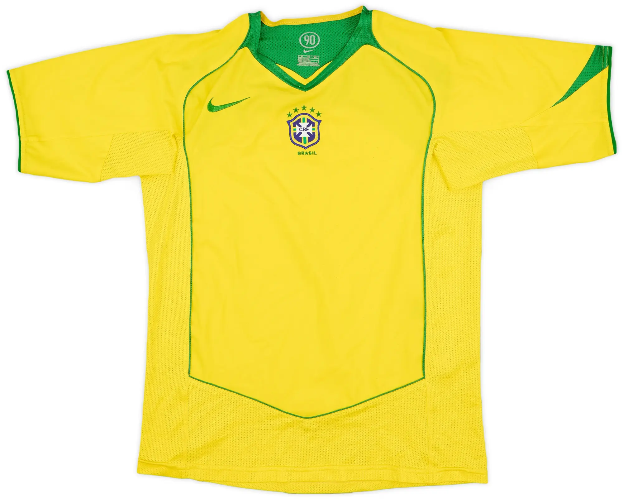 Nike 2004-06 Brazil Home Shirt - 8/10 - (XL.Boys)