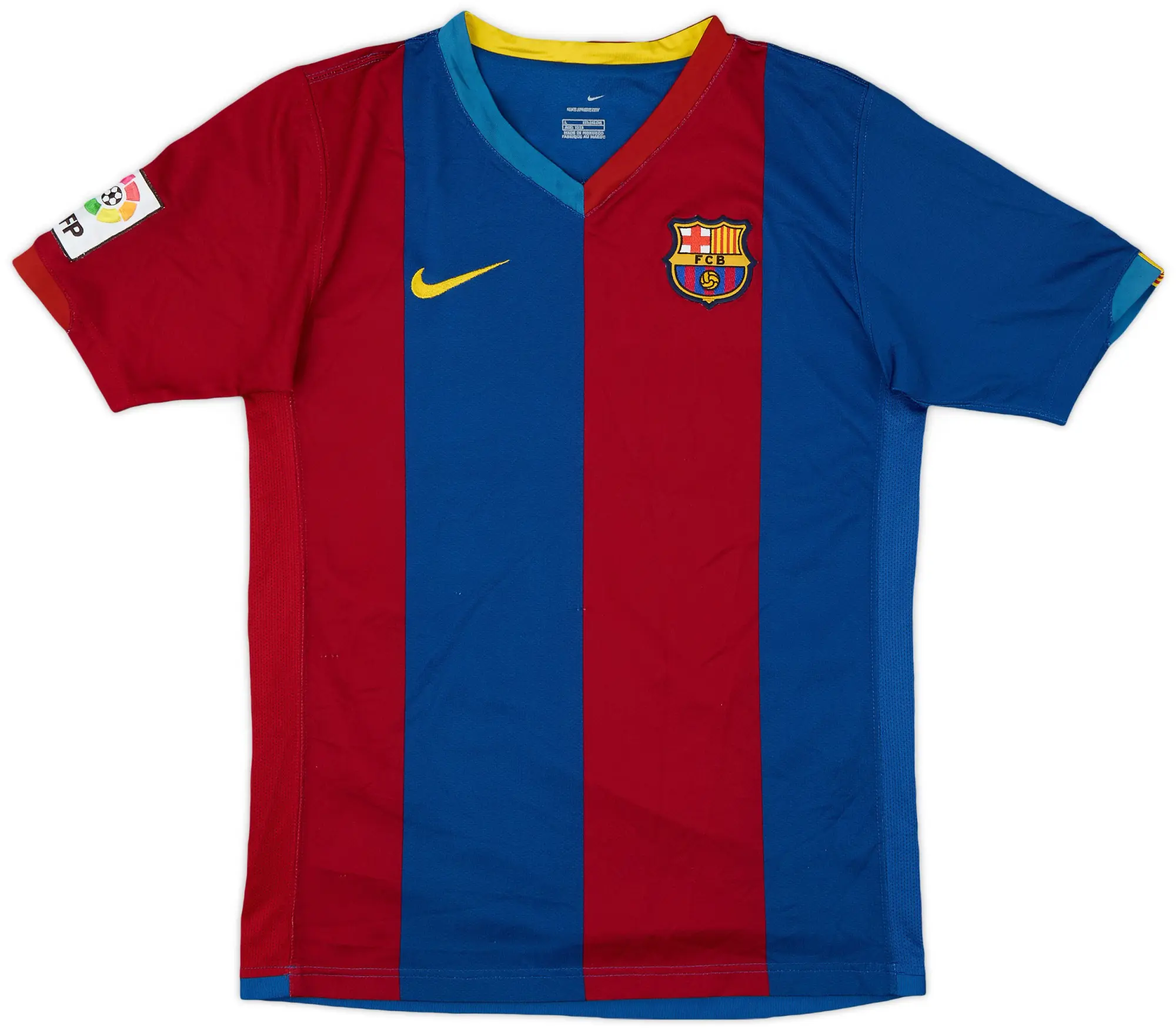 Nike 2006-07 Barcelona Home Shirt - 8/10 - (L.Boys)