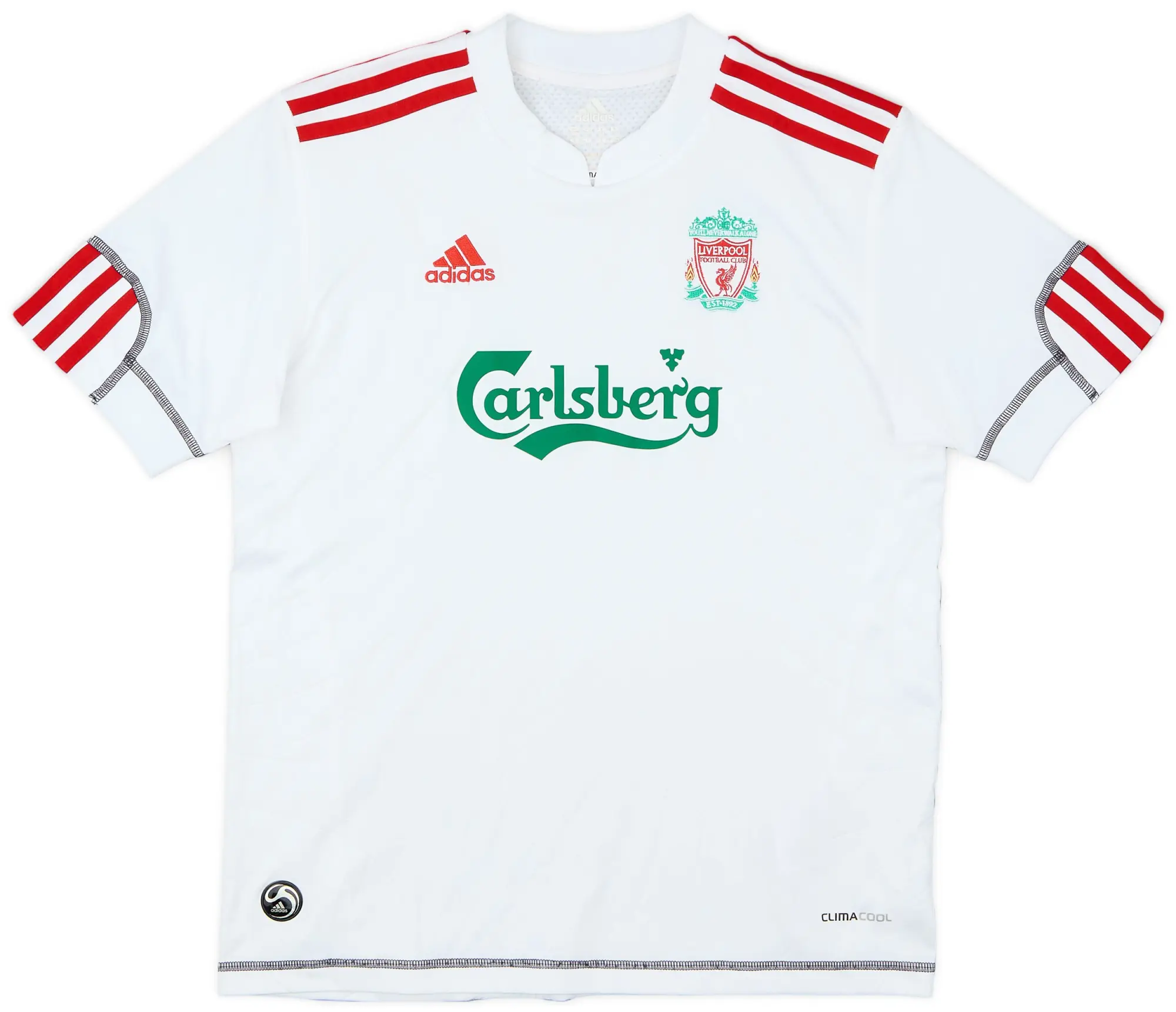 adidas 2009-10 Liverpool Third Shirt - 8/10 - (M.Boys)