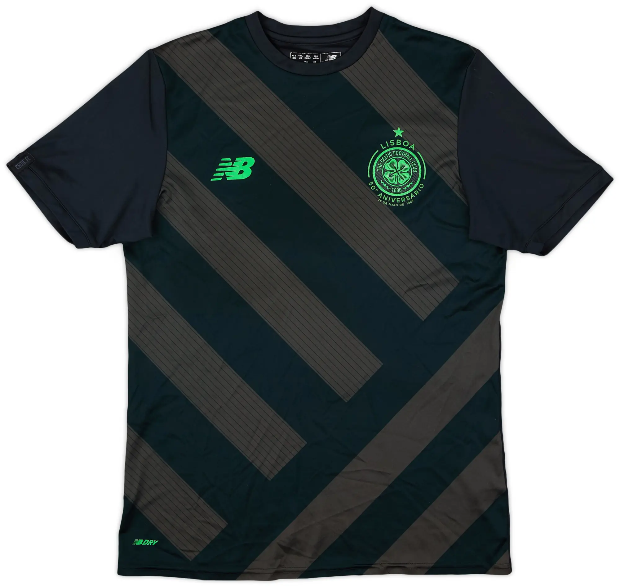 2017-18 Celtic New Balance Training Shirt - 8/10 - (XL.Boys)