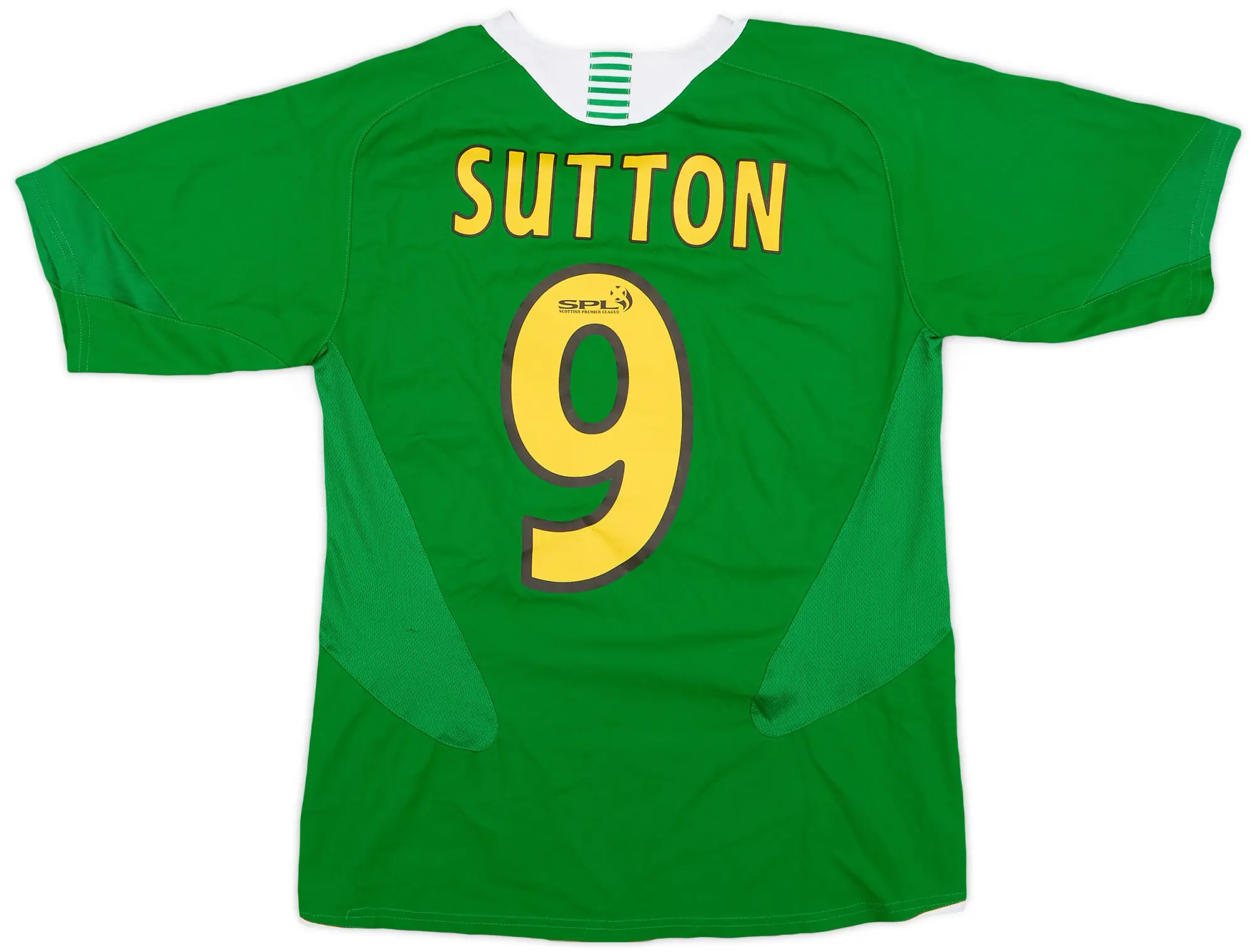 Nike 2005-06 Celtic Away Shirt Sutton #9 - 8/10 - (L.Boys)