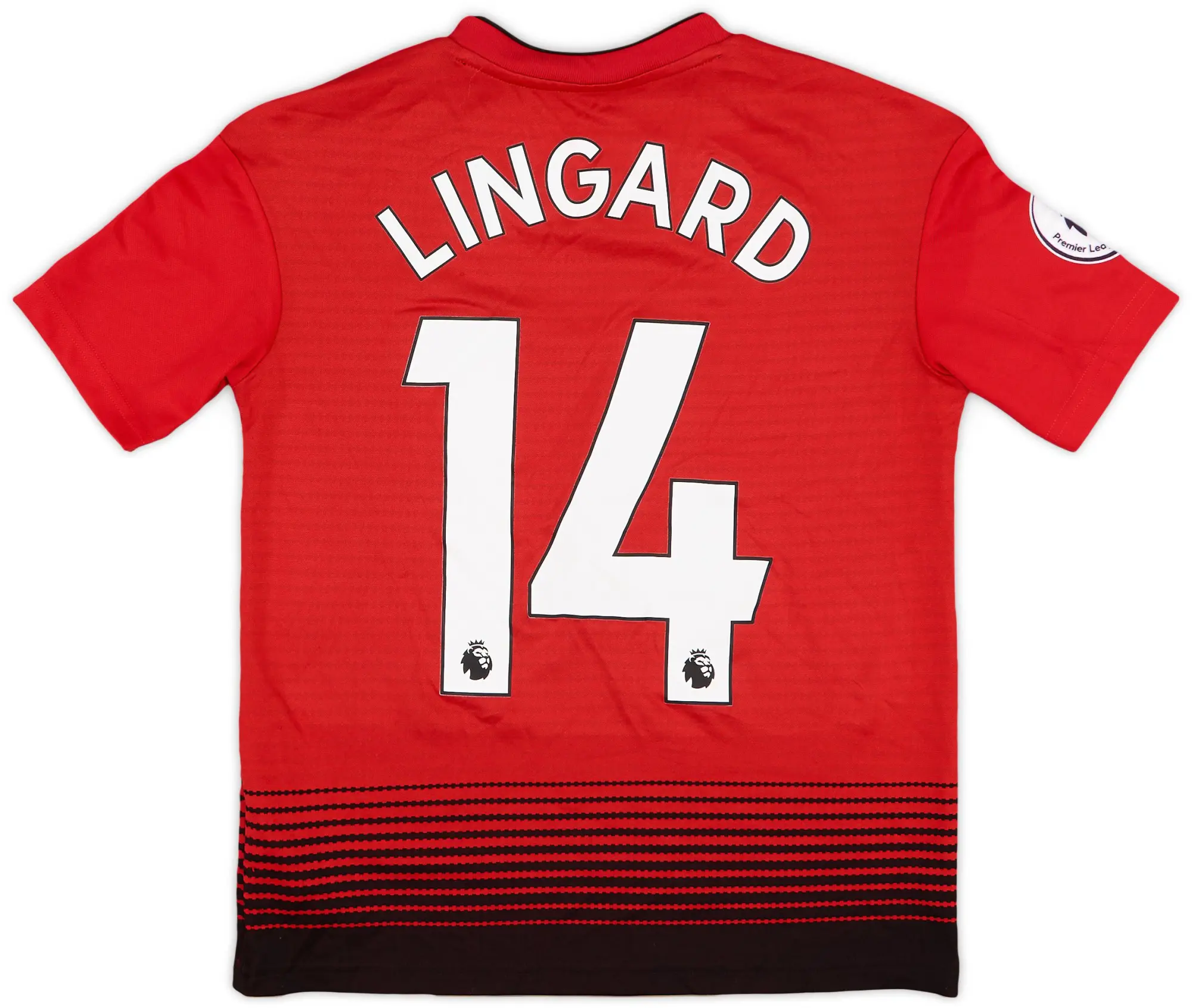 adidas 2018-19 Manchester United Home Shirt Lingard #14 - 5/10 - (M.Boys)