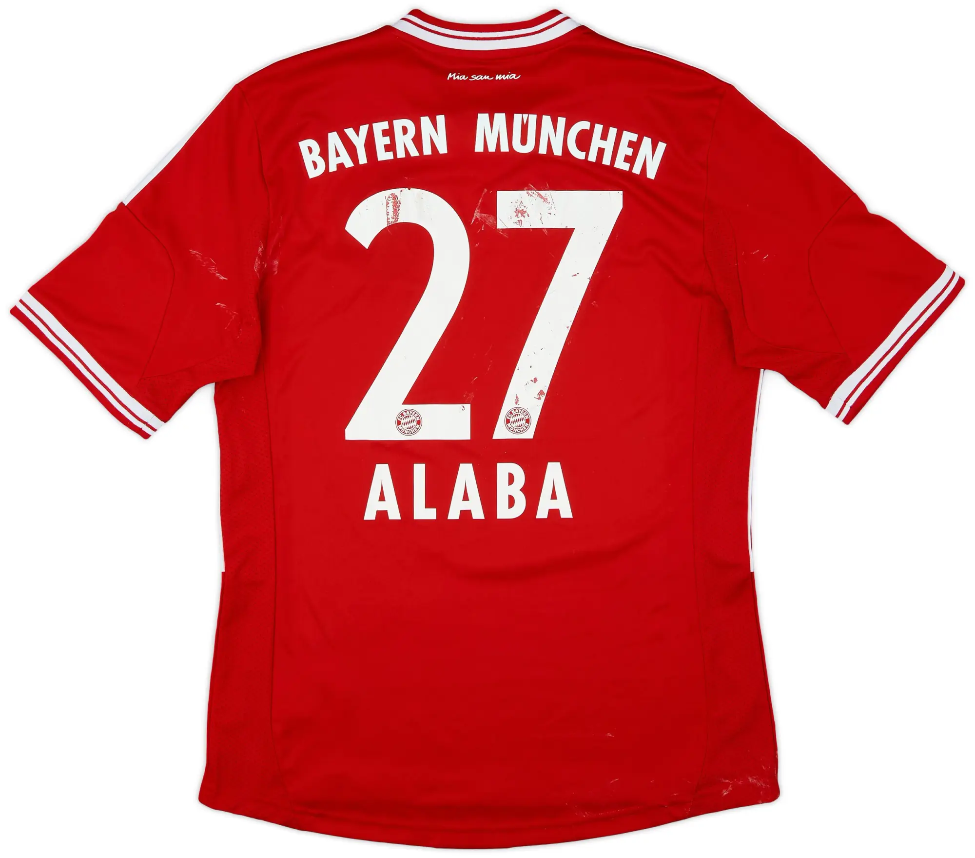 adidas 2013-14 Bayern Munich Home Shirt Alaba #27 - 5/10 - (M)