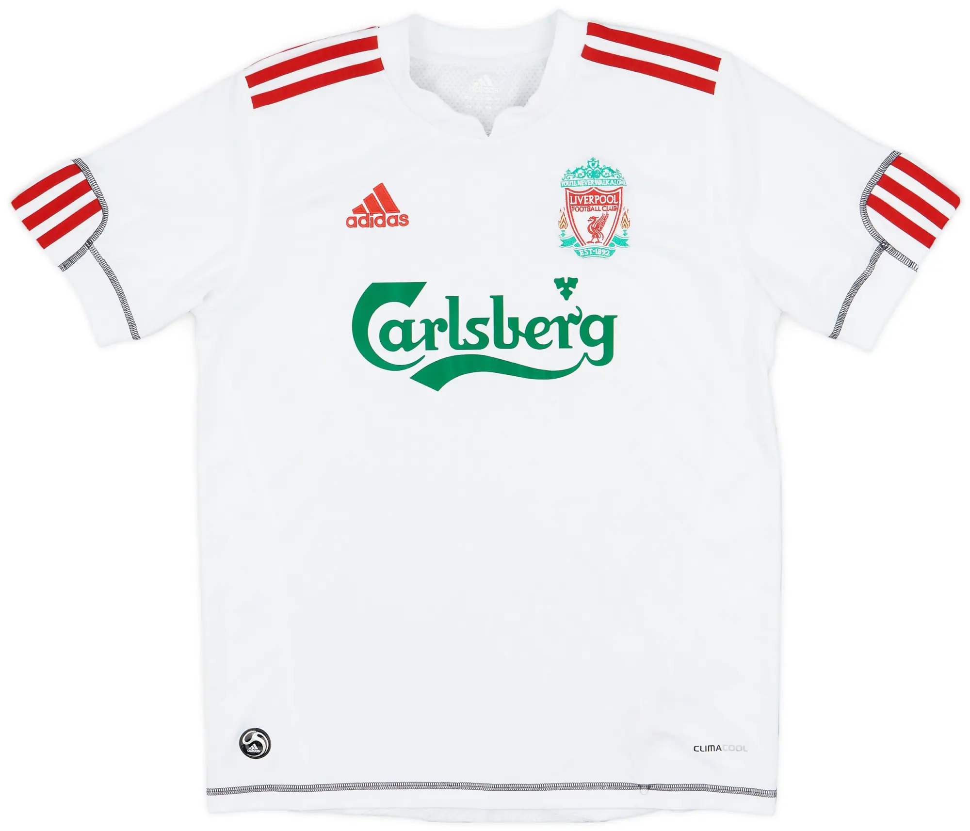 adidas 2009-10 Liverpool Third Shirt - 7/10 - (L.Boys)