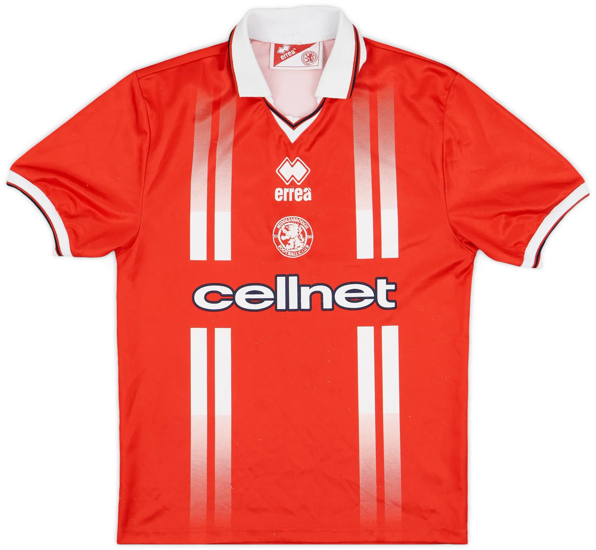 Errea 1998-99 Middlesbrough Home Shirt - 8/10 - (XL.Boys)