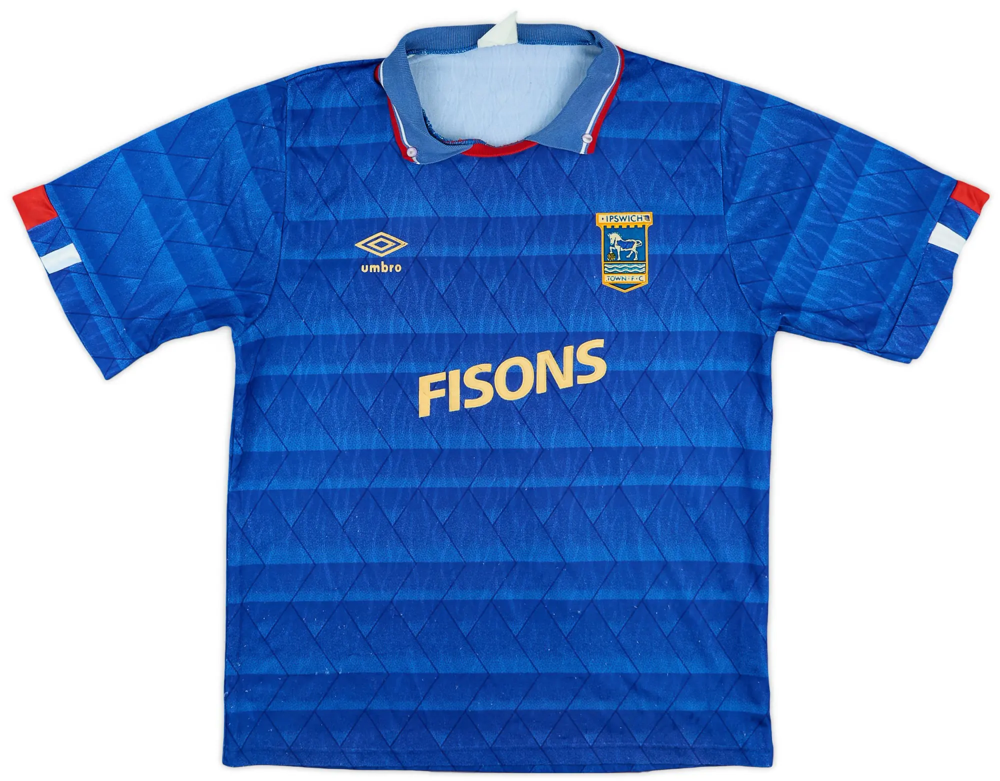 Umbro 1989-92 Ipswich Home Shirt - 6/10 - (M)