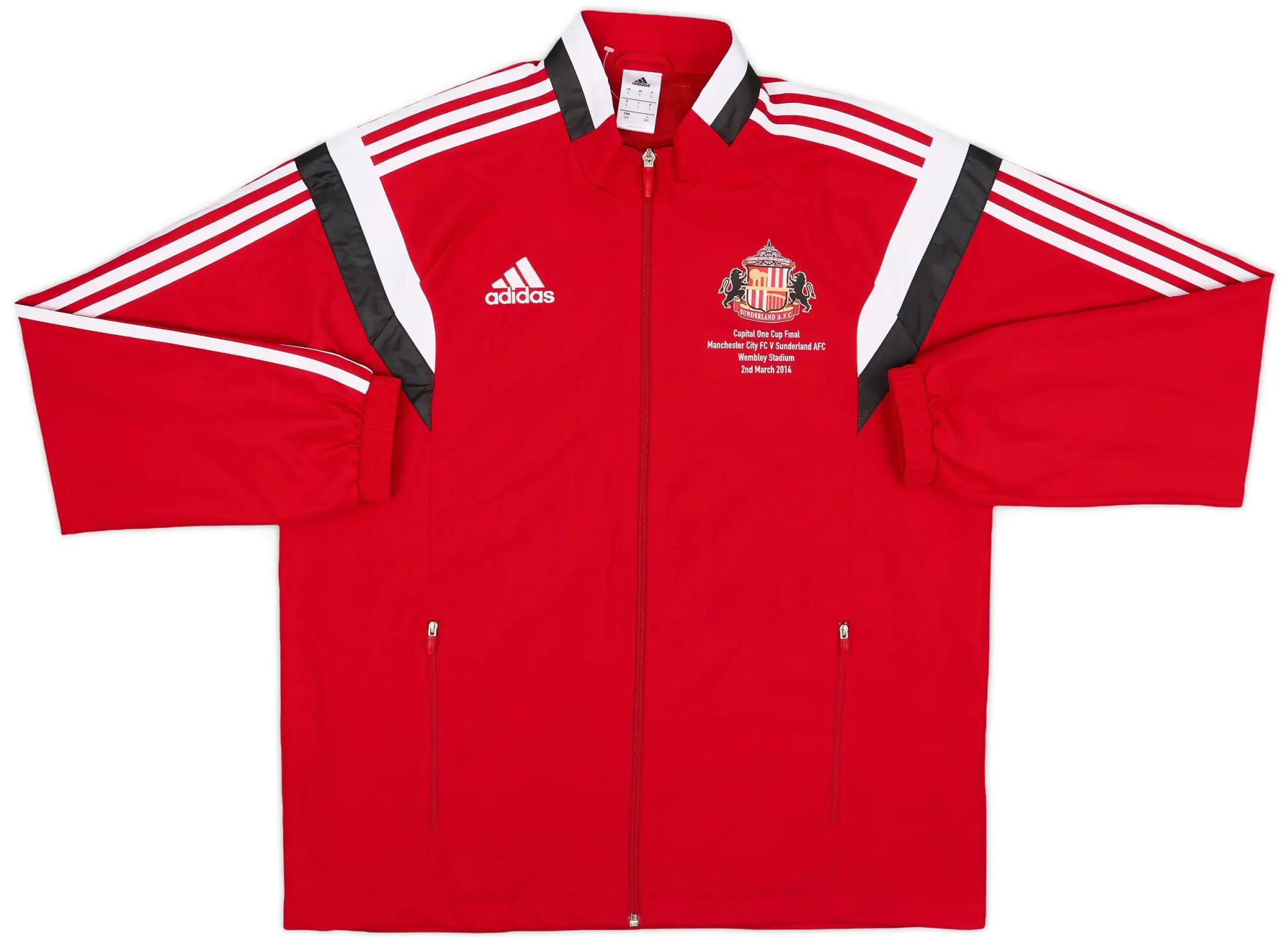 2013-14 Sunderland adidas Track Jacket - 10/10 - (L)