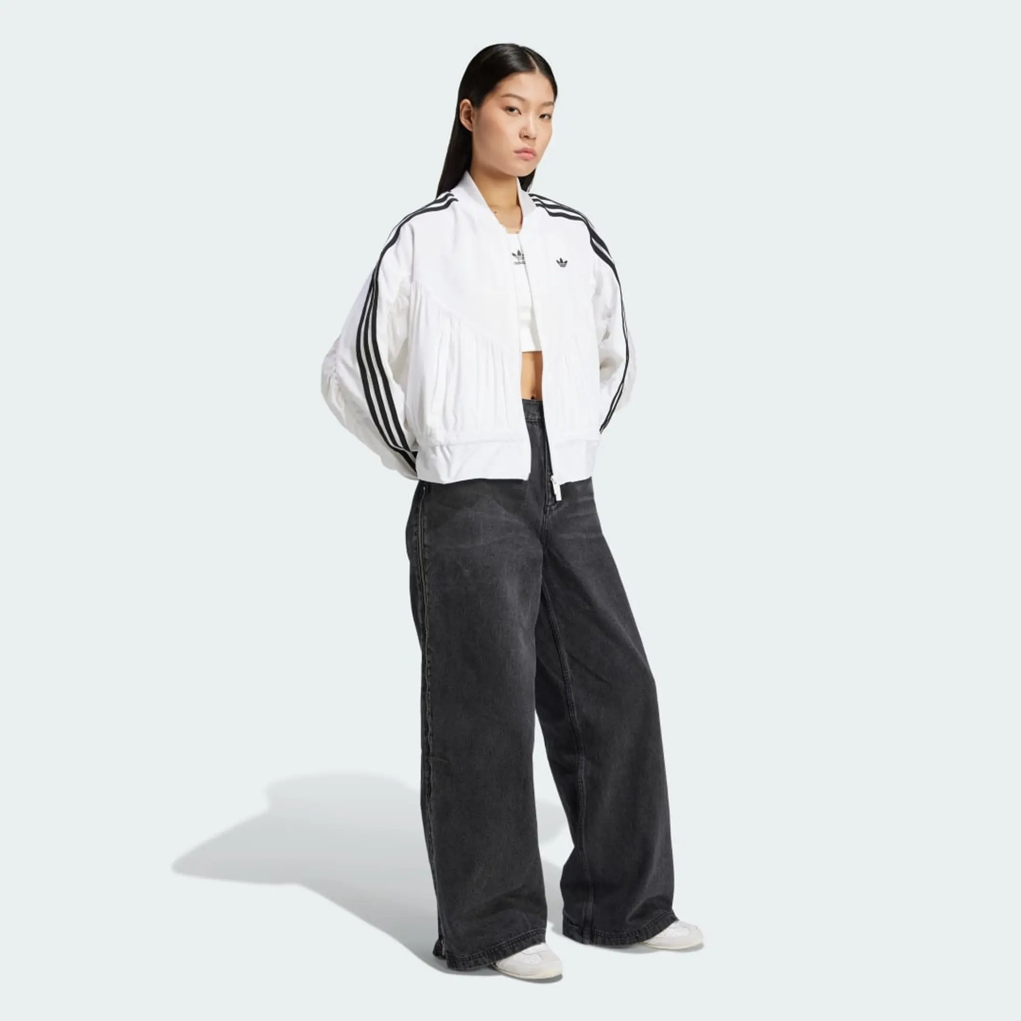 adidas Originals Women Adilenium Season 3 Zip Washed Denim P