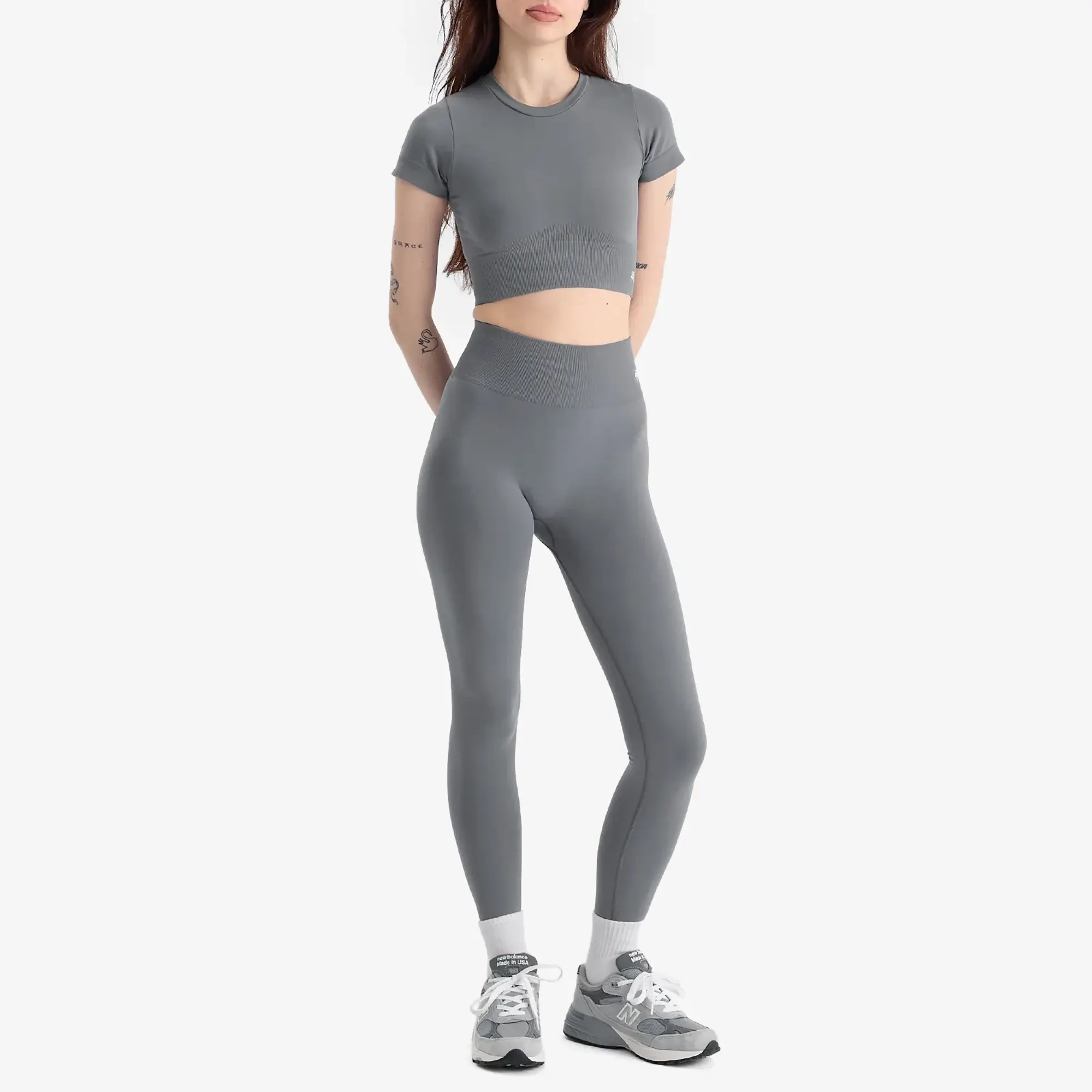 4th & Reckless Women's Tyler Seamless Leggings Grey