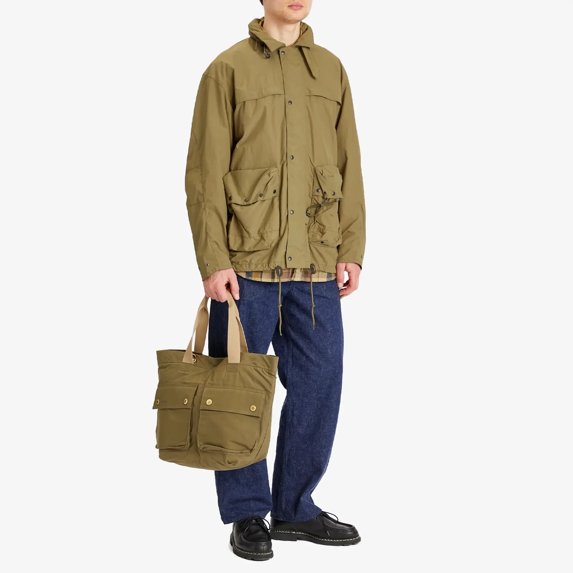 Barbour Men's Heritage+ Transport Carry All Tote Bag Dusky Green