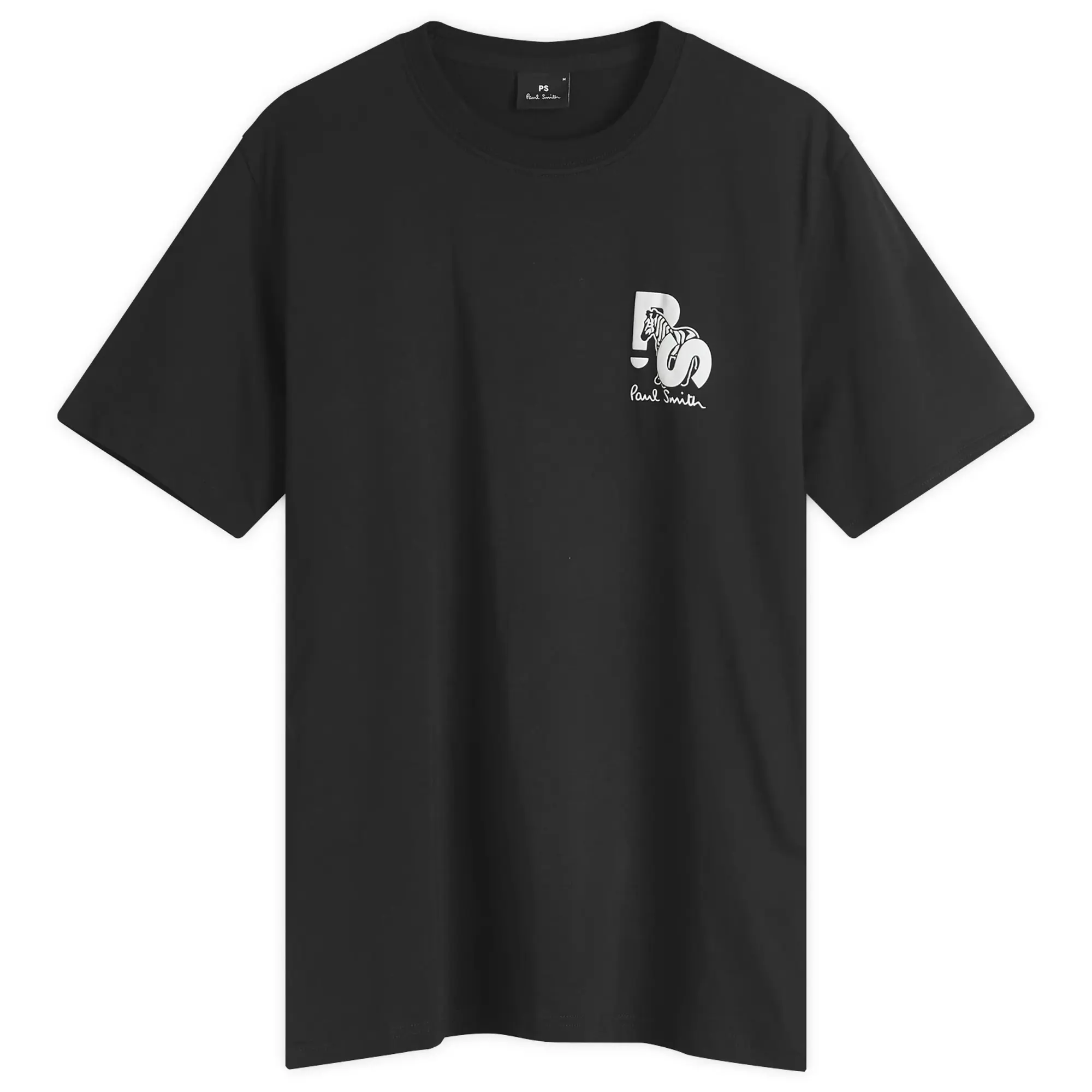 Paul Smith Men's PS Chest Zebra T-Shirt Black